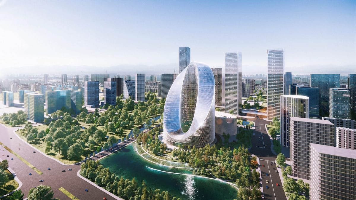 O-Tower Wolkenkratzer in Hangzhou von BIG