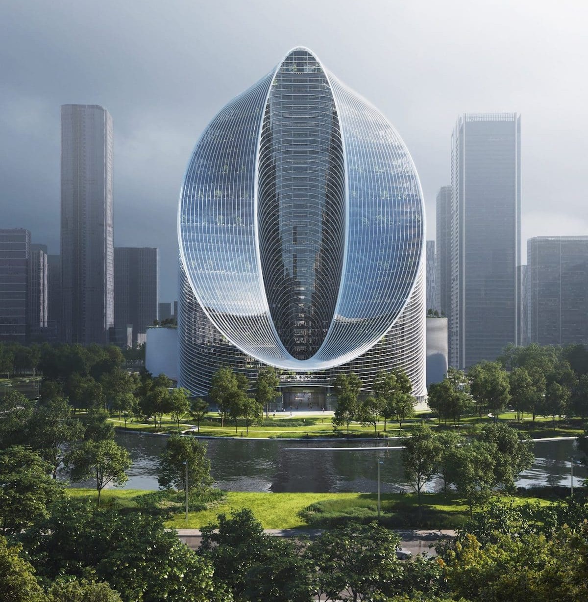 O-Tower Wolkenkratzer in Hangzhou von BIG