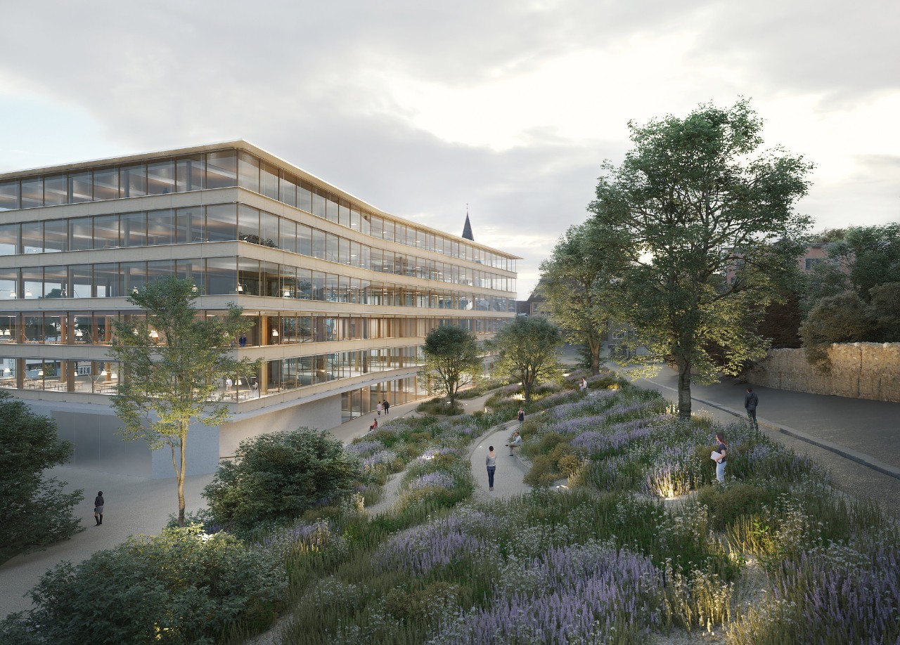 Visualisierung neuer HSG-Campus in St. Gallen