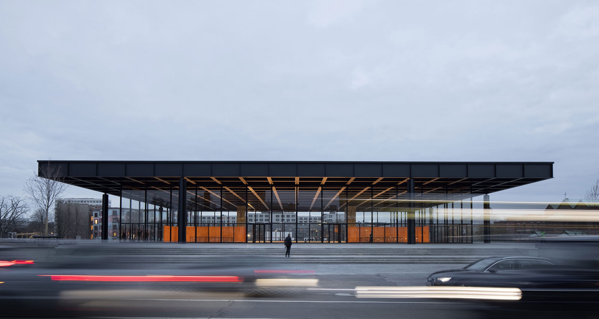 Die Neue Nationalgalerie nach der Sanierung.