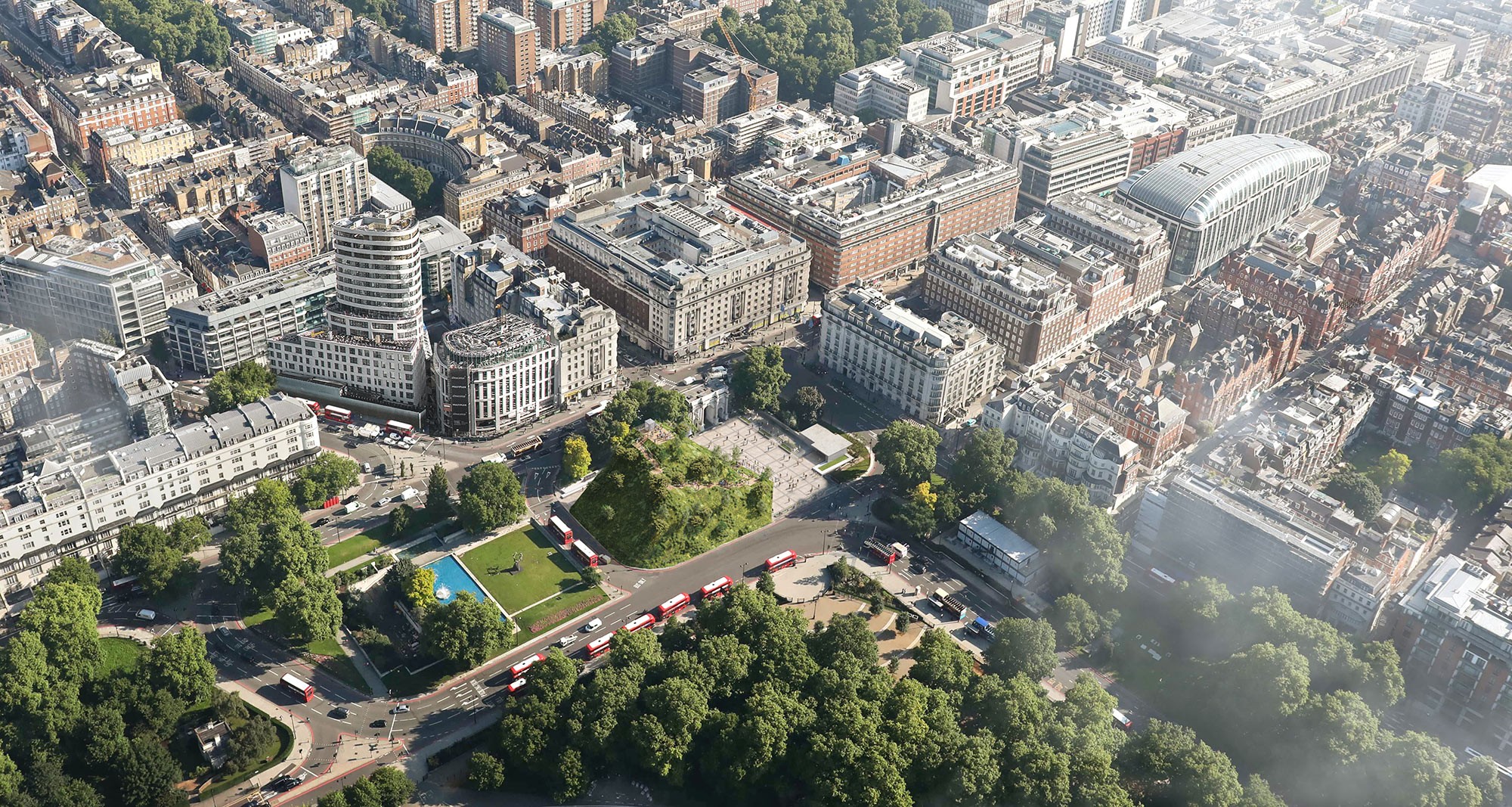 Marble Arch Hill, Visualisierung