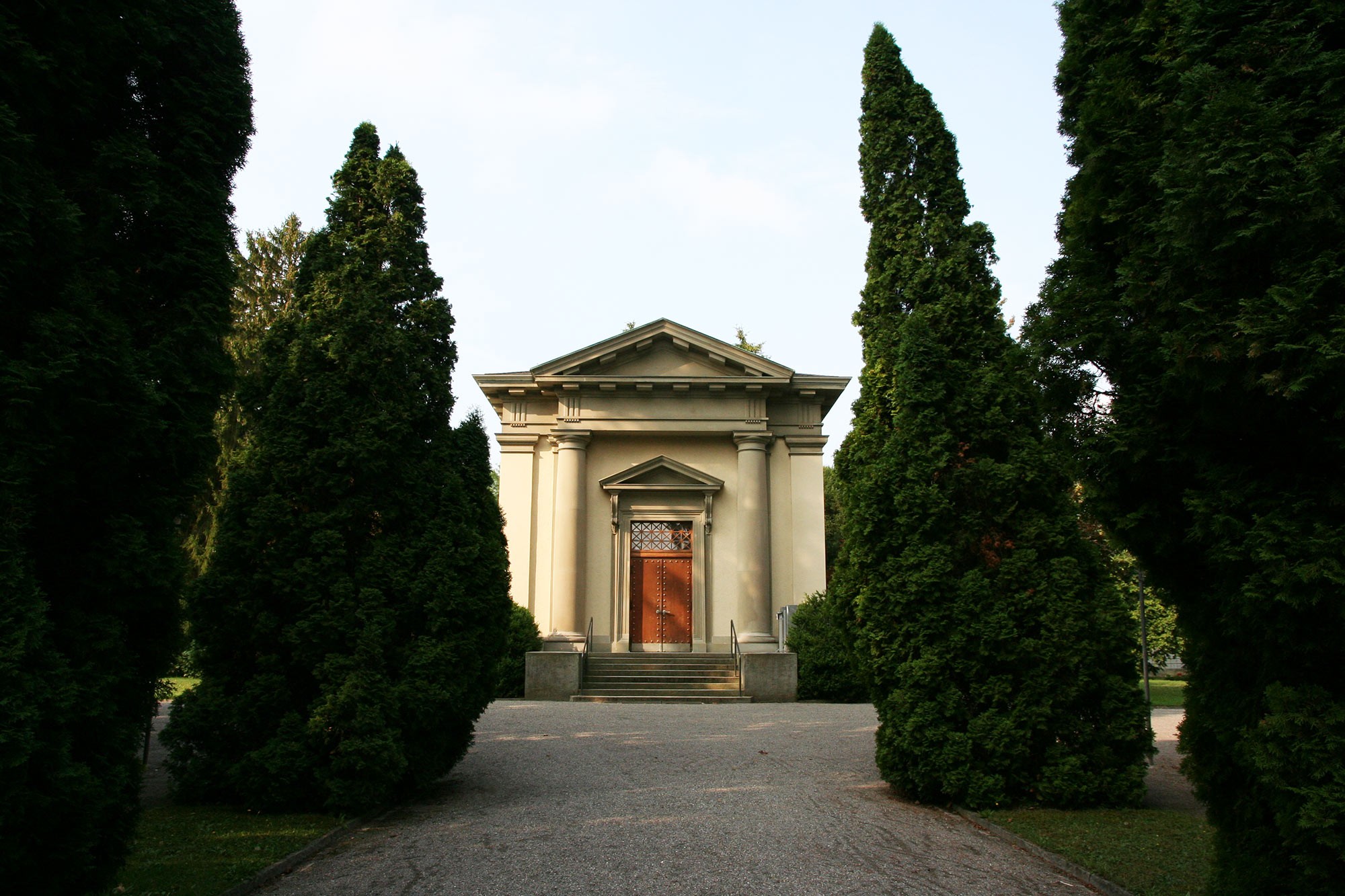 Krematorium auf dem Friedhof Sihlfeld