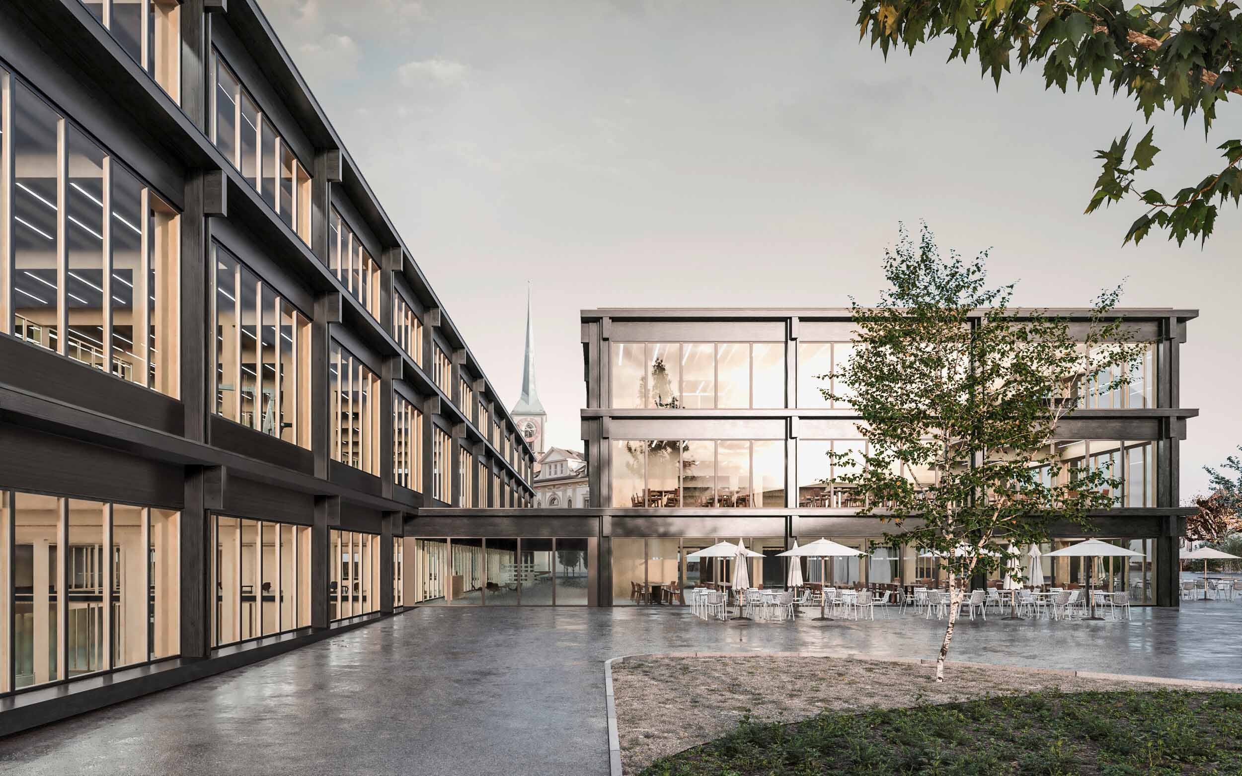 Visualisierung Neubau für die Technische Fachschule Bern