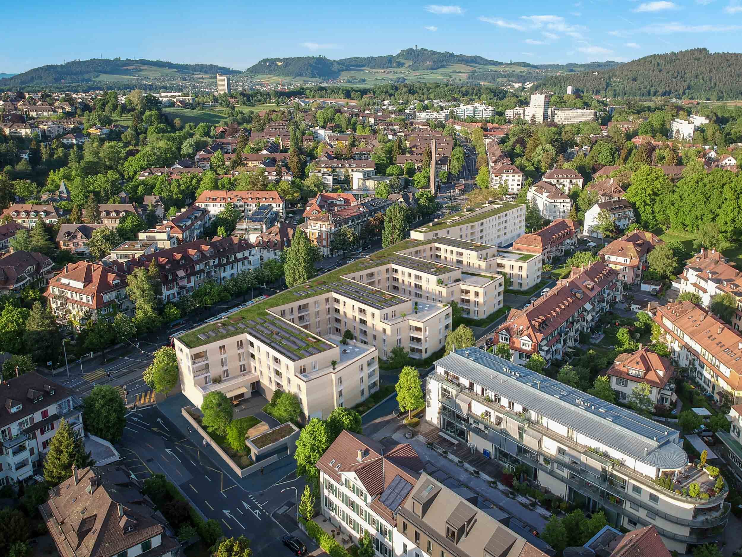 Visualisierung Überbauung Burgernziel Bern