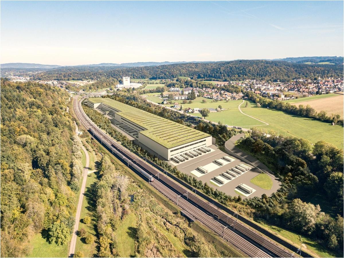 Visualisierung Lidl-Verteilzentrum in Roggwil