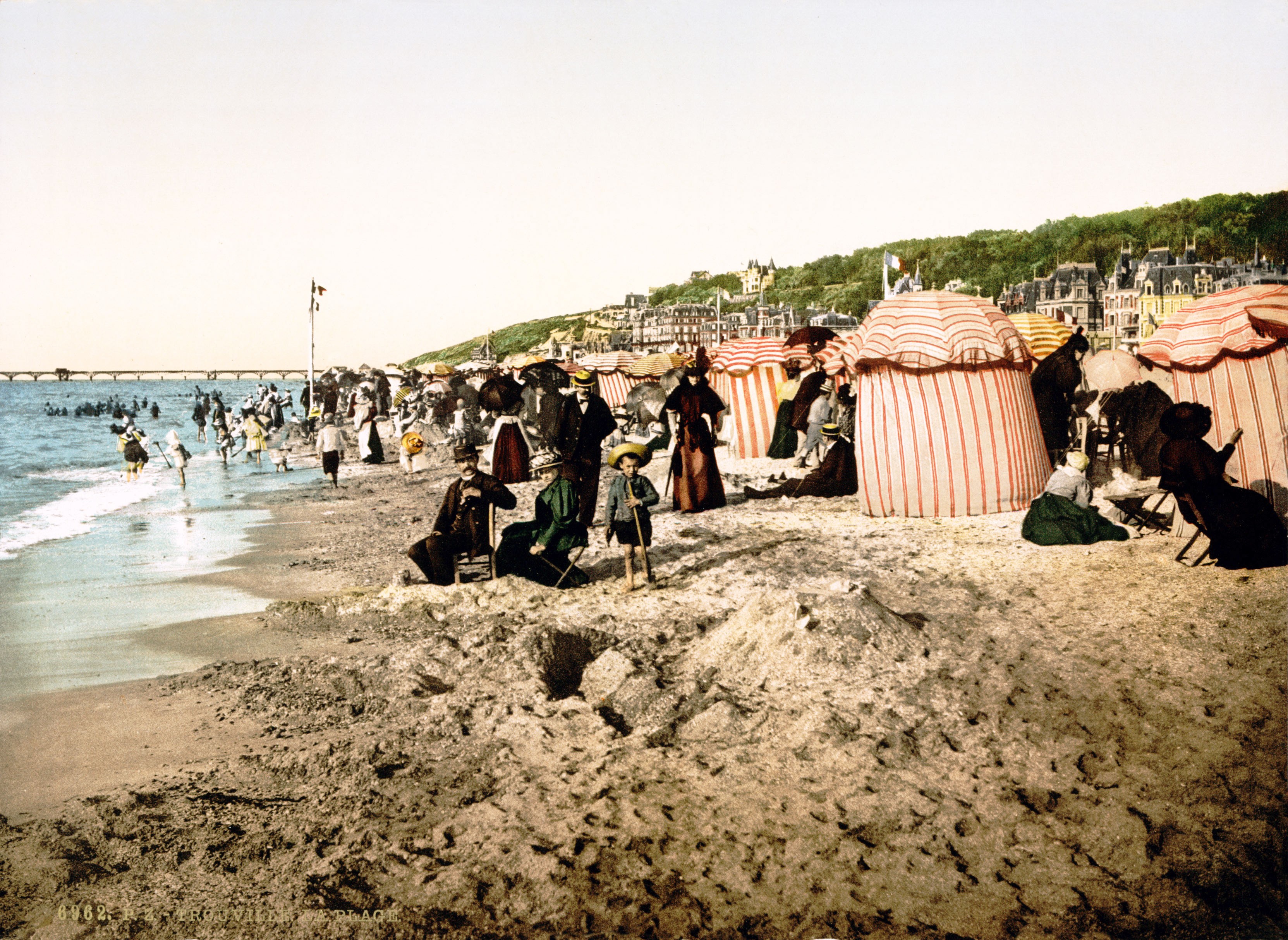 Badestrand in Trouville