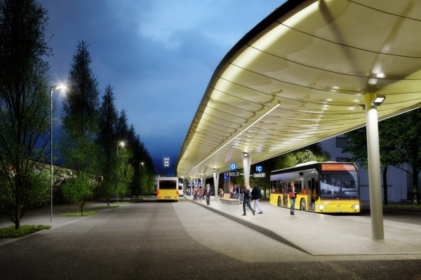 Visualisierung Umbau Bahnhof Sursee