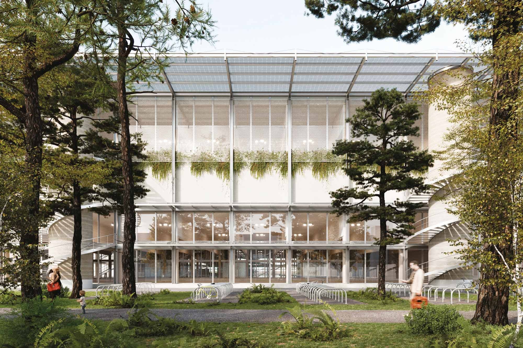 Visualisierung Projekt Ammonit Sportzentrum Oerlikon