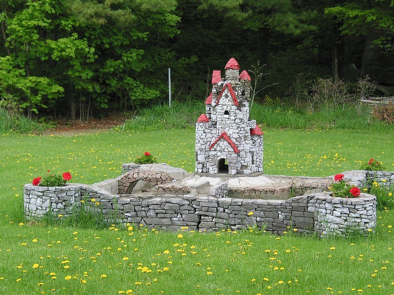 Mini-Schloss von Henry Barber in South Hero