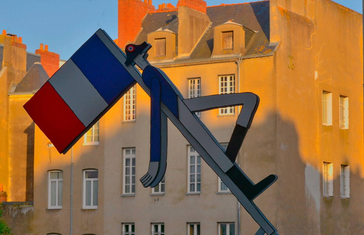 Schild bei Hôtel Le Cambronne in Nantes