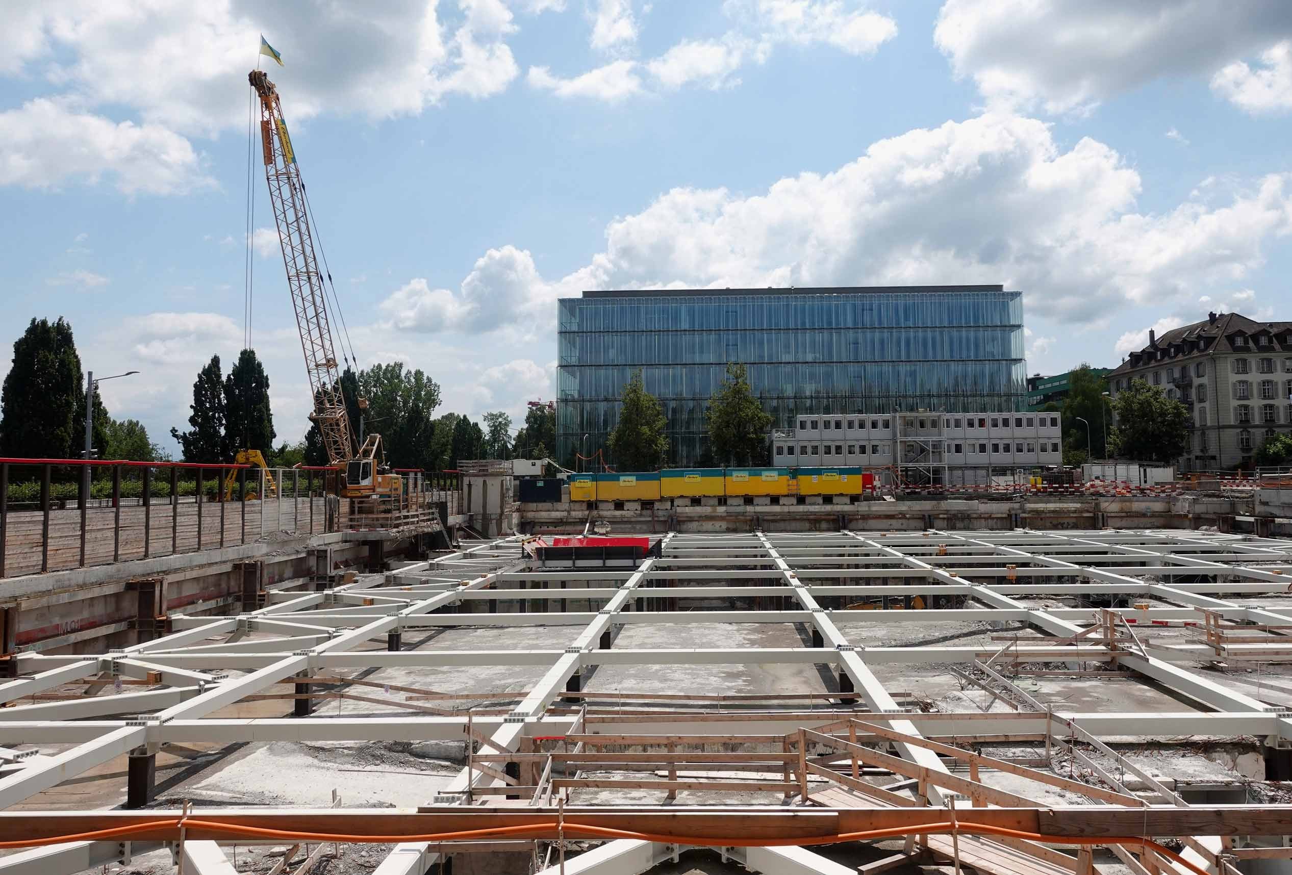 Baustelle Ersatzneubau Swiss Re Zürich