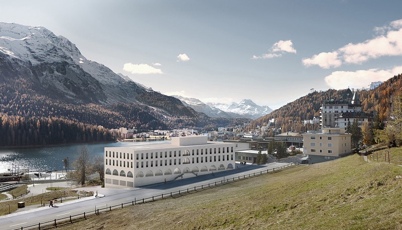 Visualisierung Klinik Serletta in St. Moritz