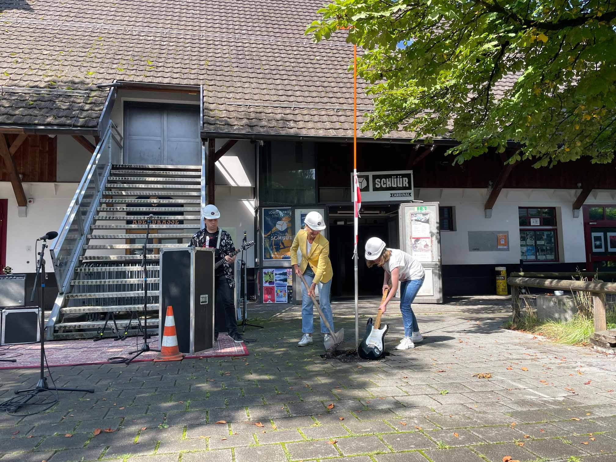 Spatenstich Umbau Konzerthaus Schüür in Stadt Luzern