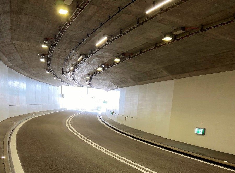 Neuer Tunnel Neuhof in Lenzburg