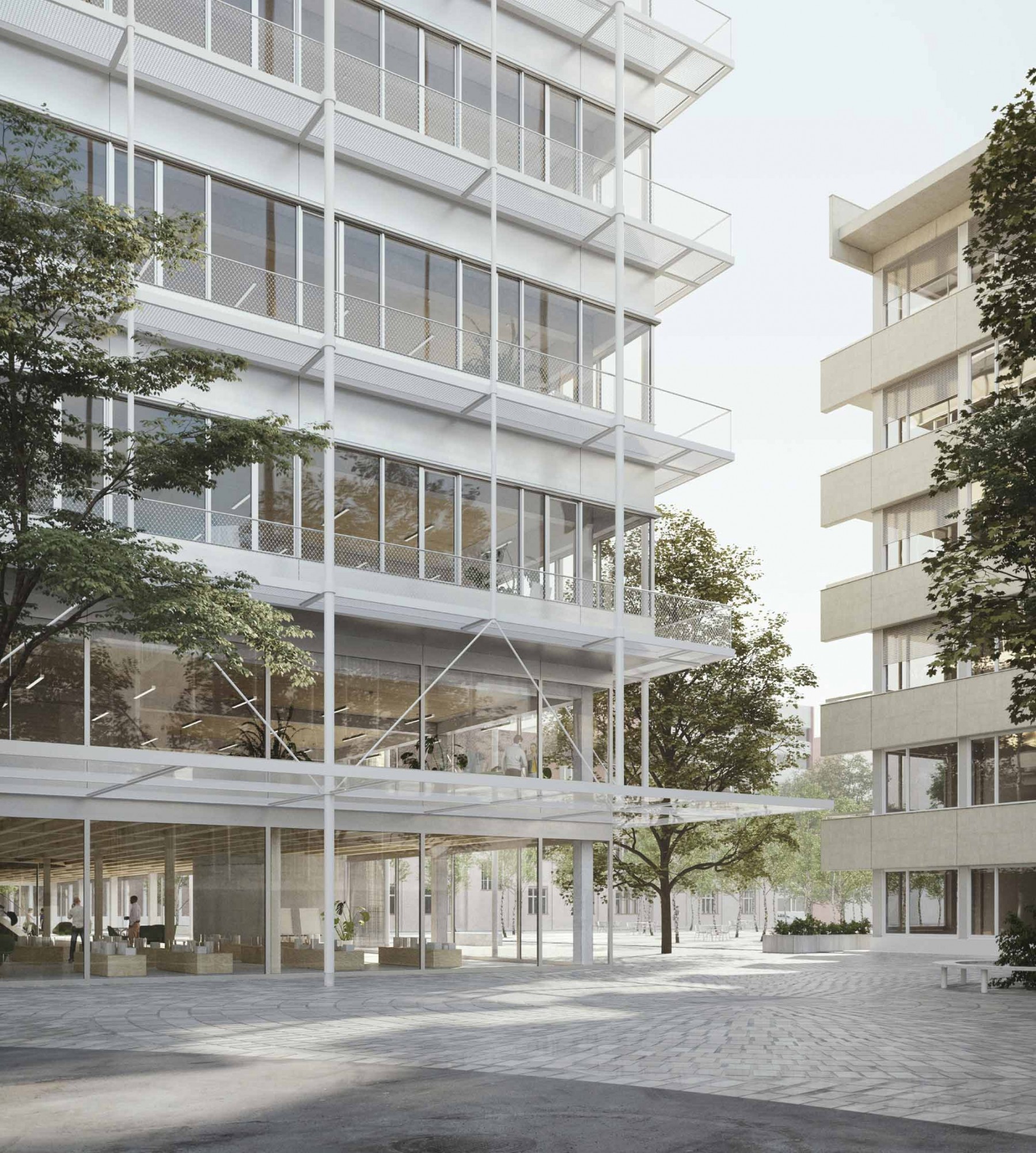 Visualisierung Laborbau Rosental Mitte Basel-Stadt