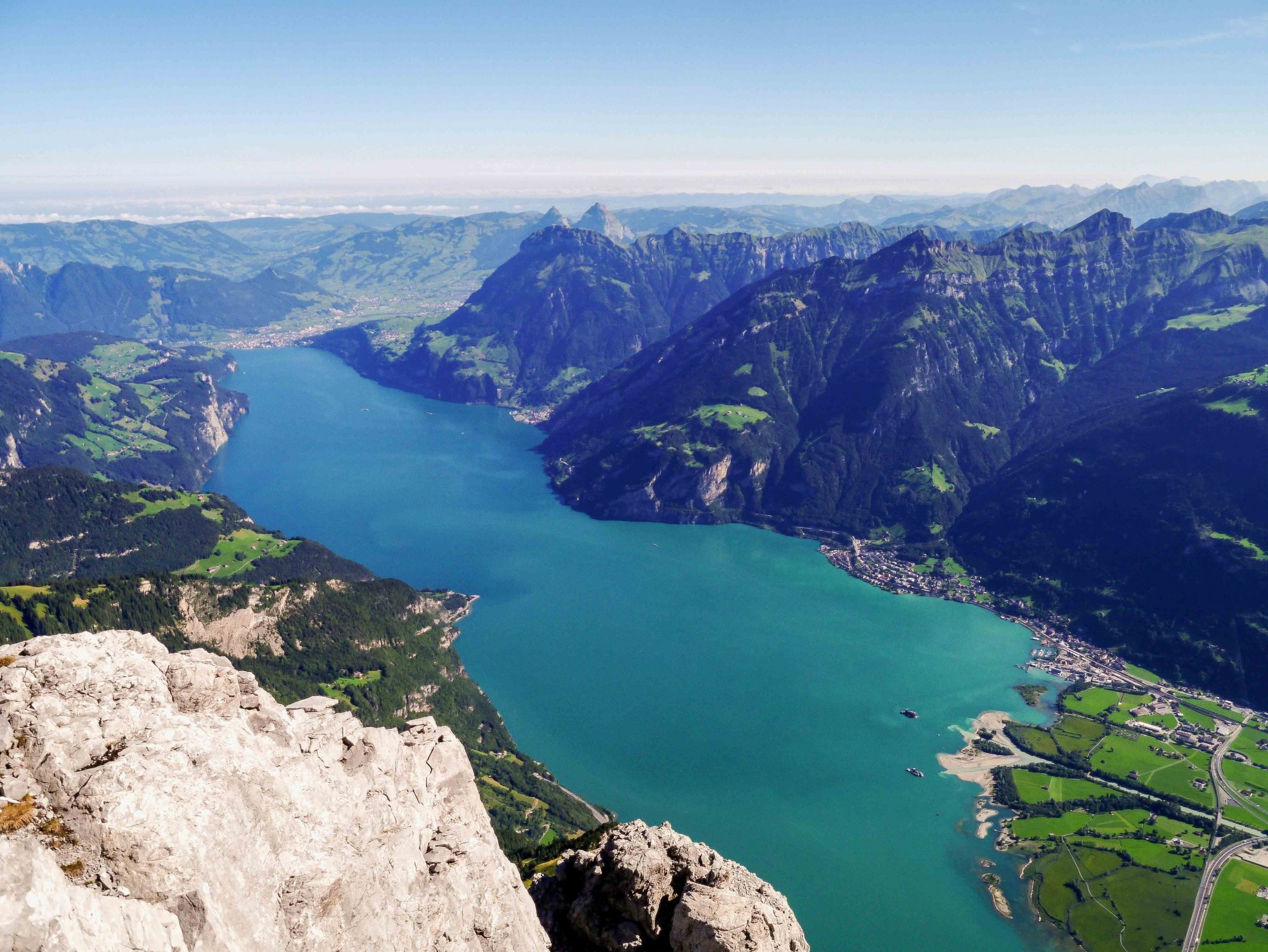 Blick auf Urnersee vom Gitschen