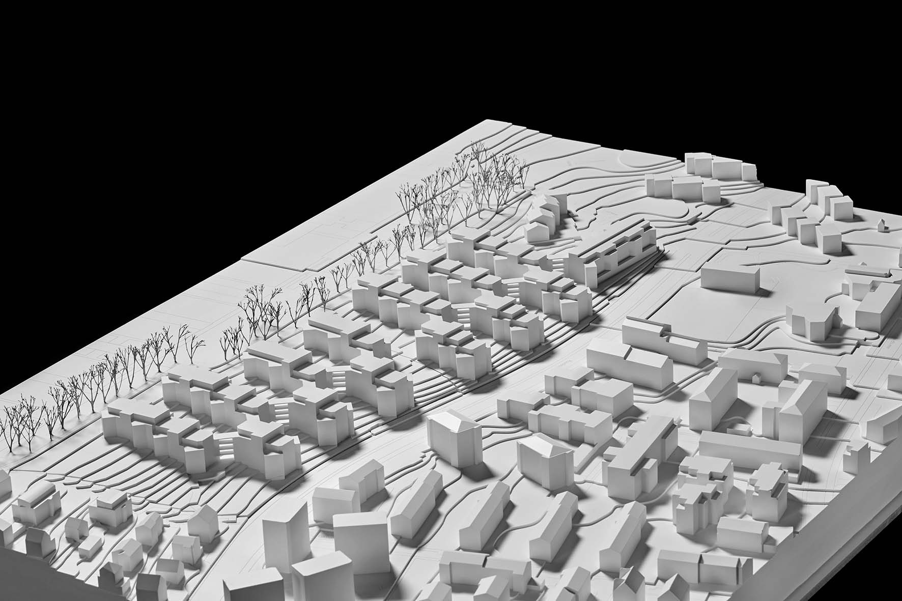 Modell Ersatzneubau Wohnsiedlung Salzweg Zürich-Altstetten