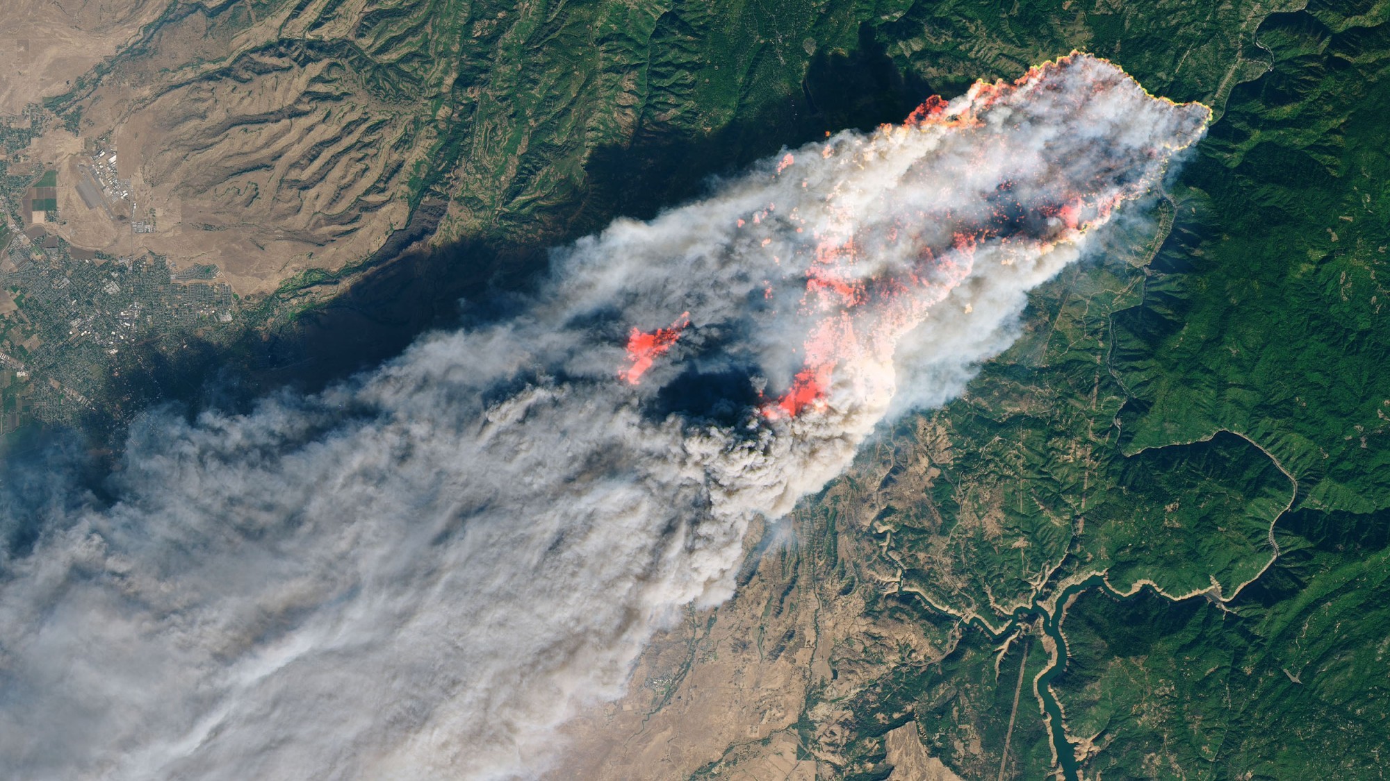 Waldbrand in Kalifornien im November 2018