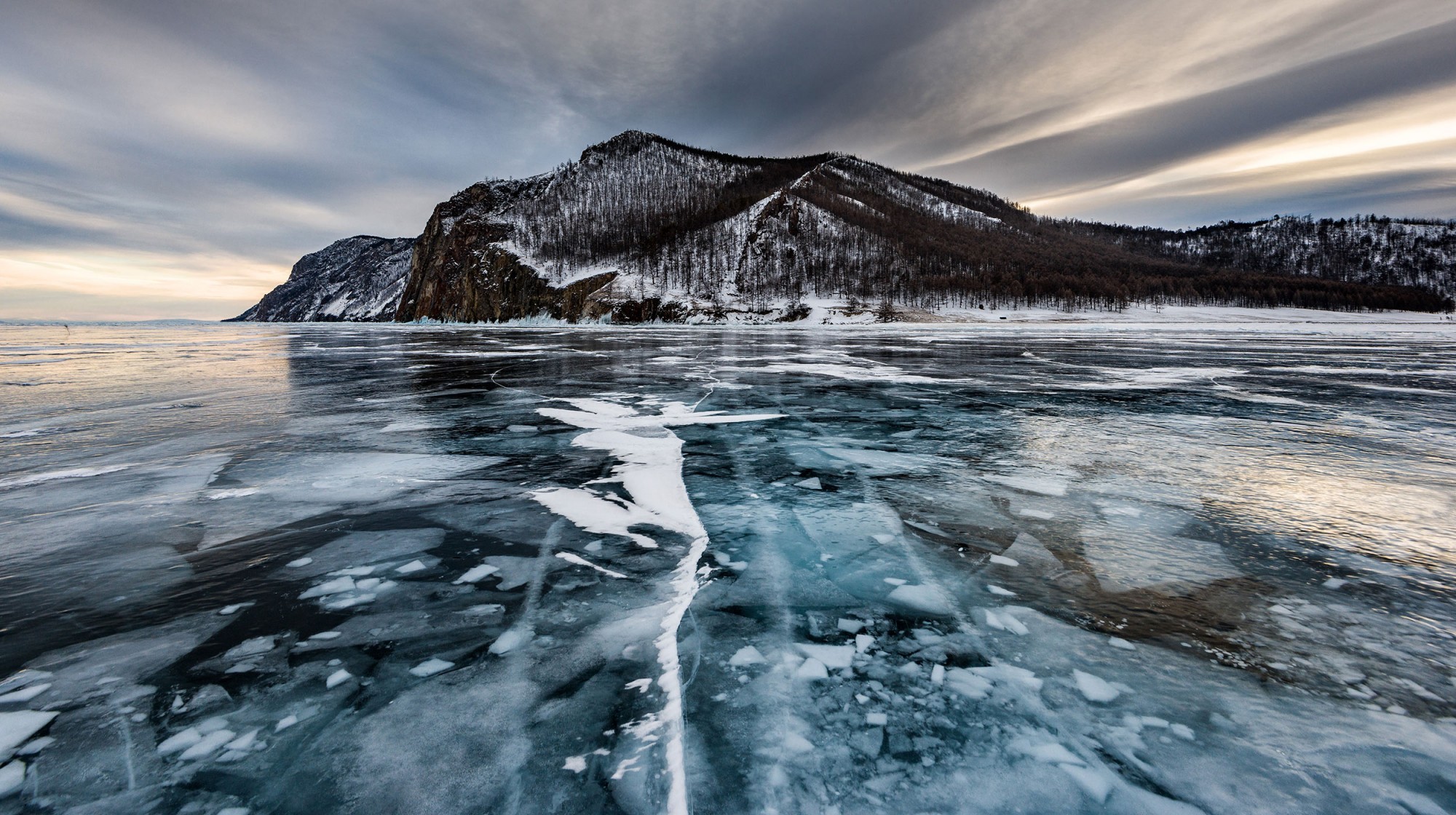 Baikalsee im Winter