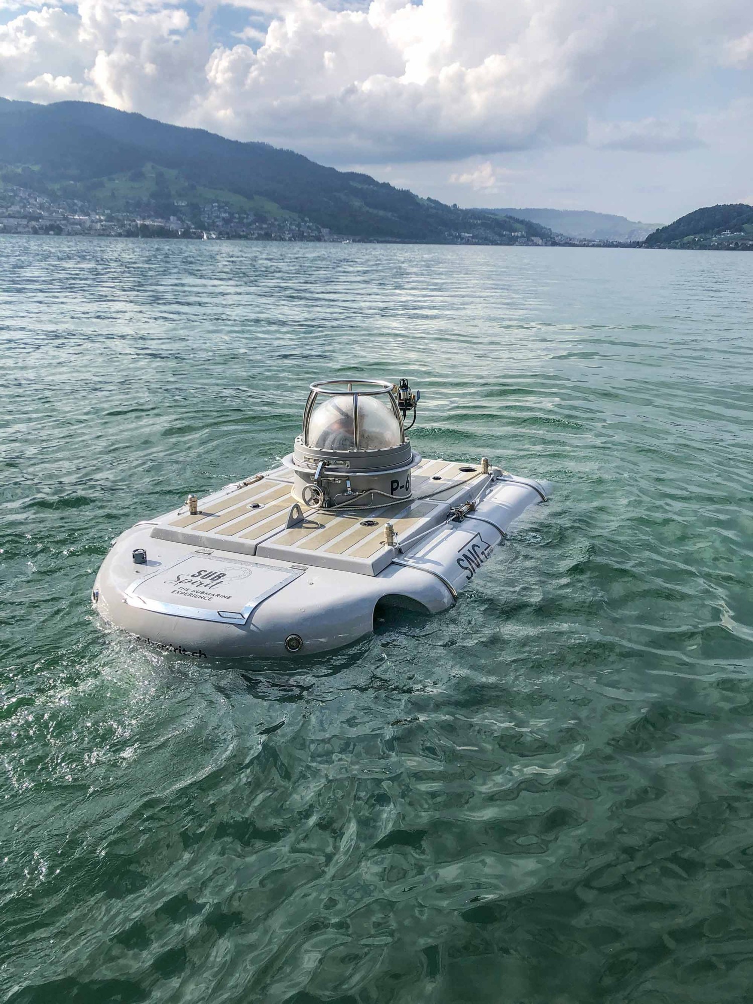 U-Boot P-63 im Vierwaldstättersee