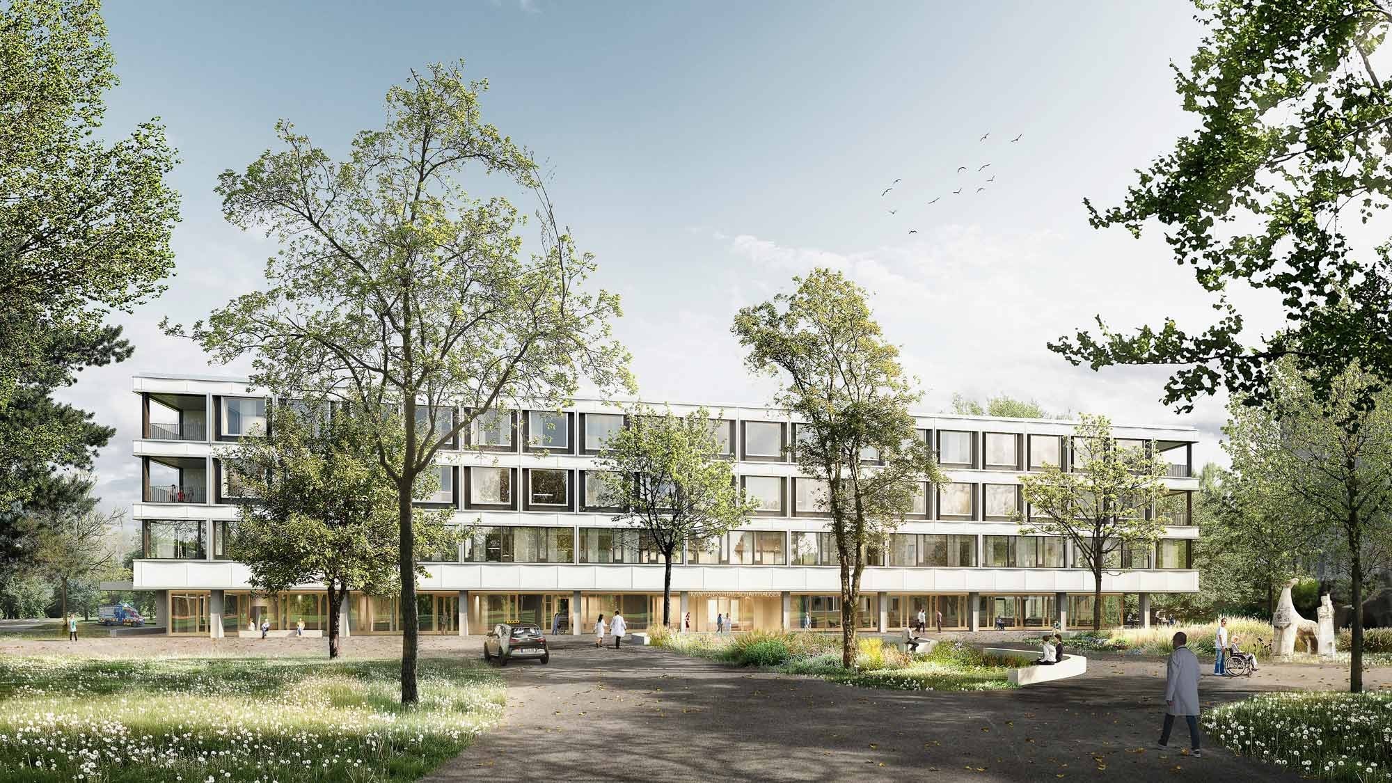 Visualisierung Neubau Kantonsspital Schaffhausen