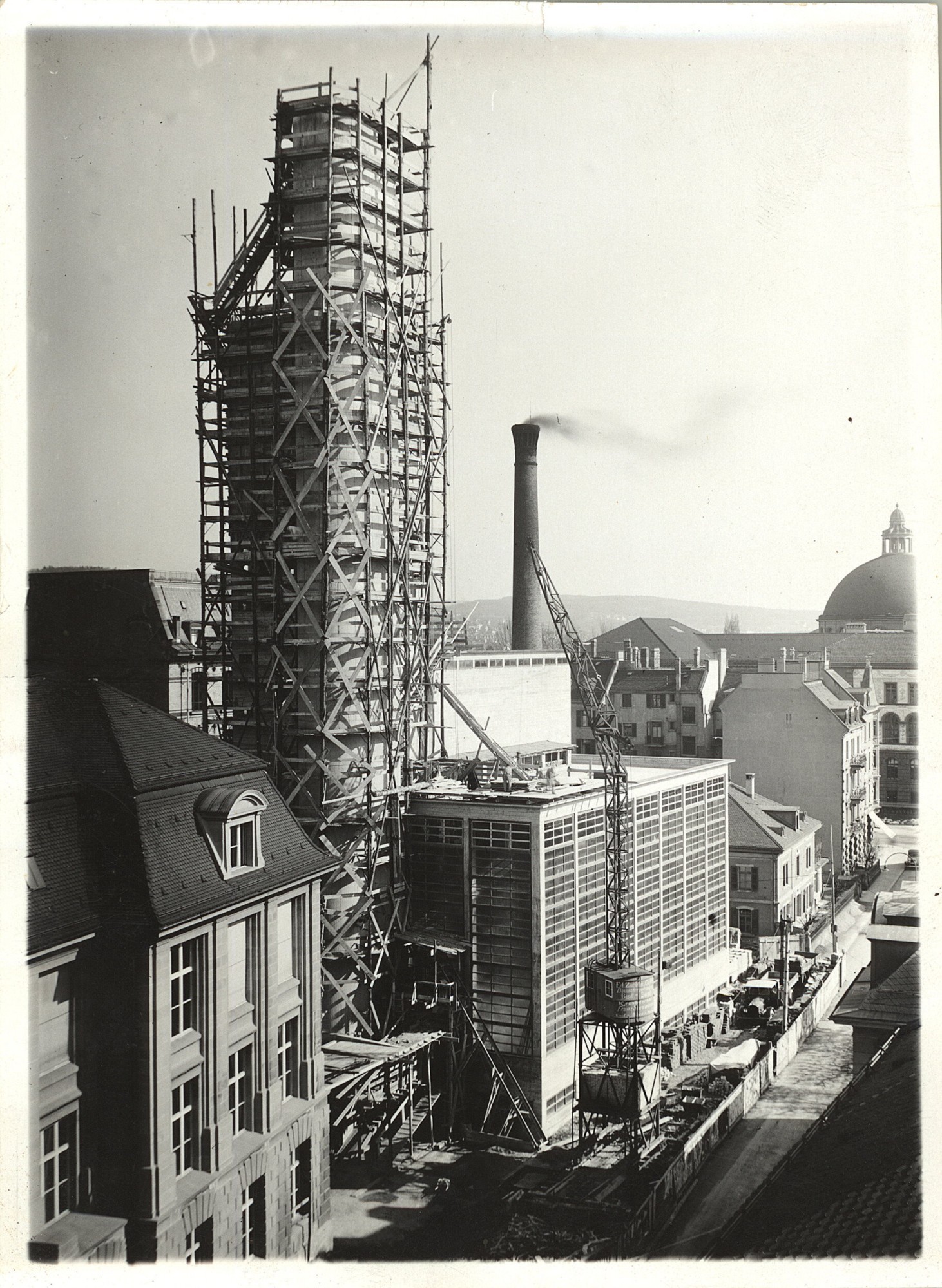 Fernwärmekamin Heizkraftwerk ETH Zürich 1934