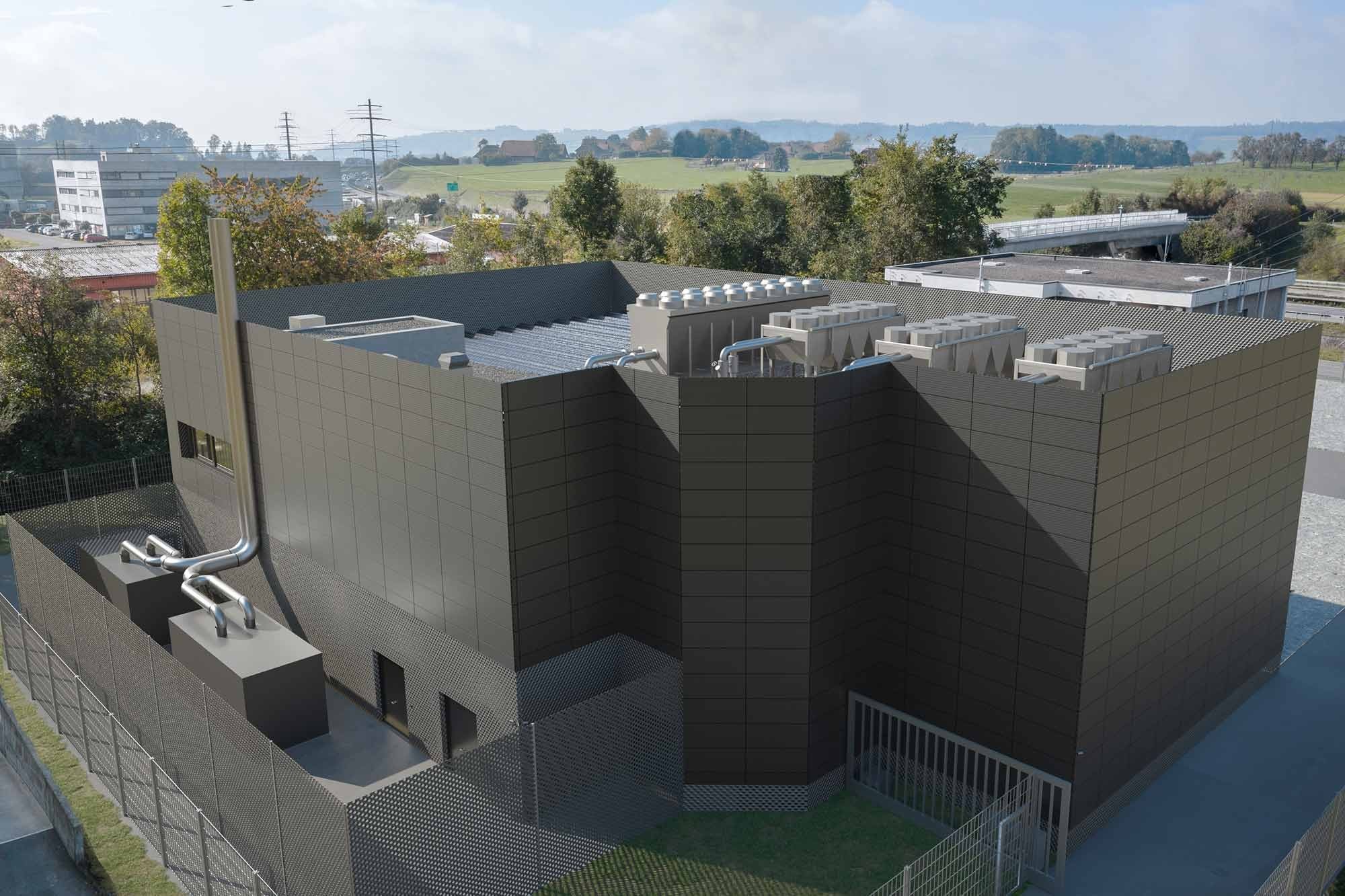 Visualisierung CKW-Rechenzentrum DataCenter in Zug