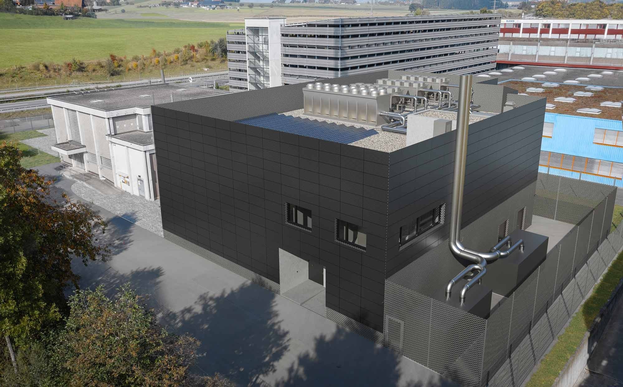 Visualisierung CKW-Rechenzentrum DataCenter in Zug