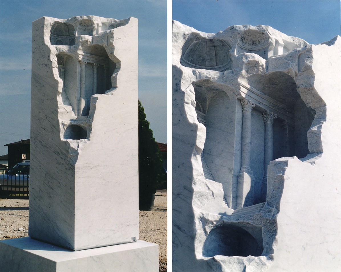 Steinskulptur Hidden Landscape Künstler Matthew Simmonds