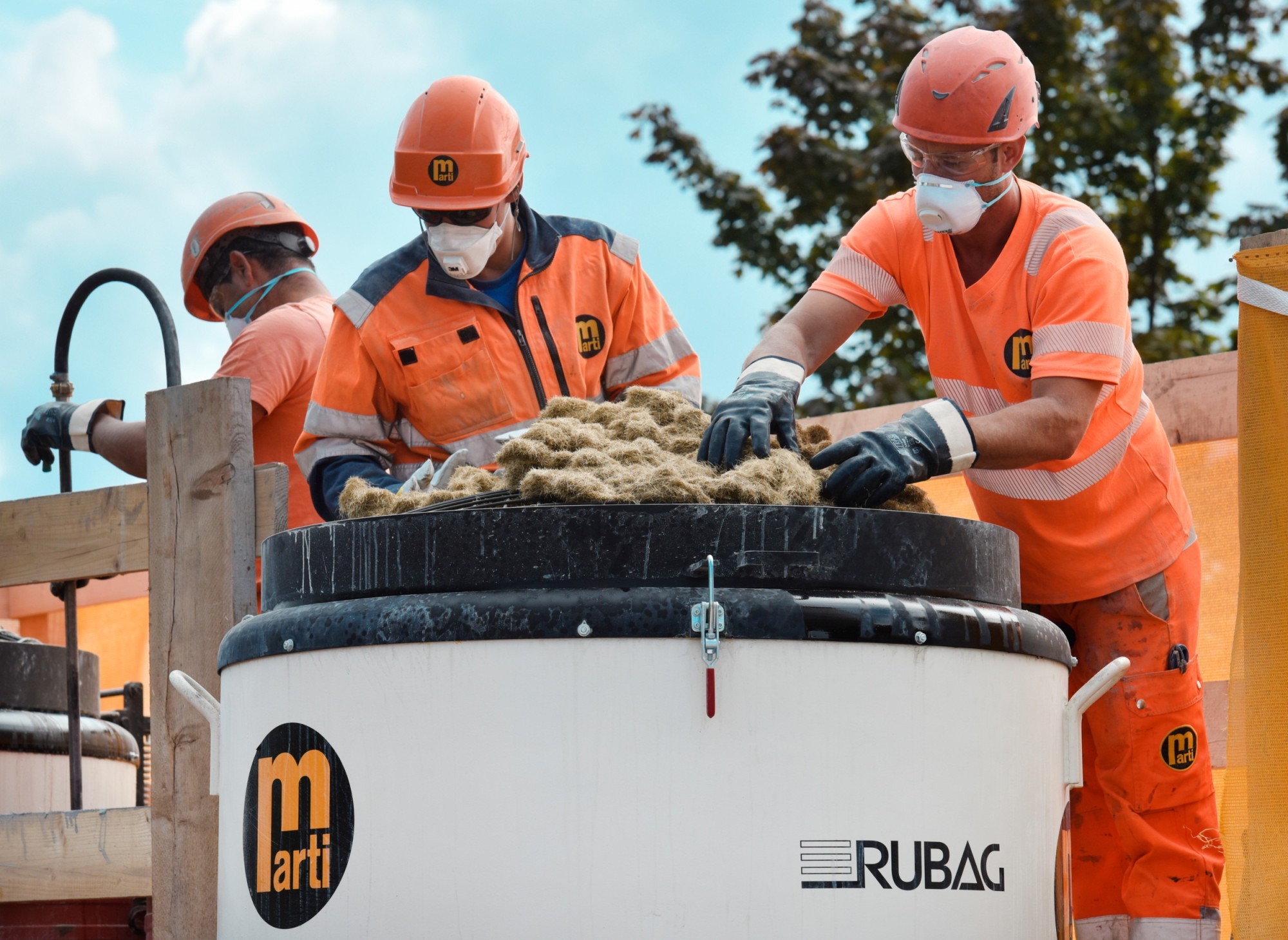 Produktion UHFB Stahlfasern
