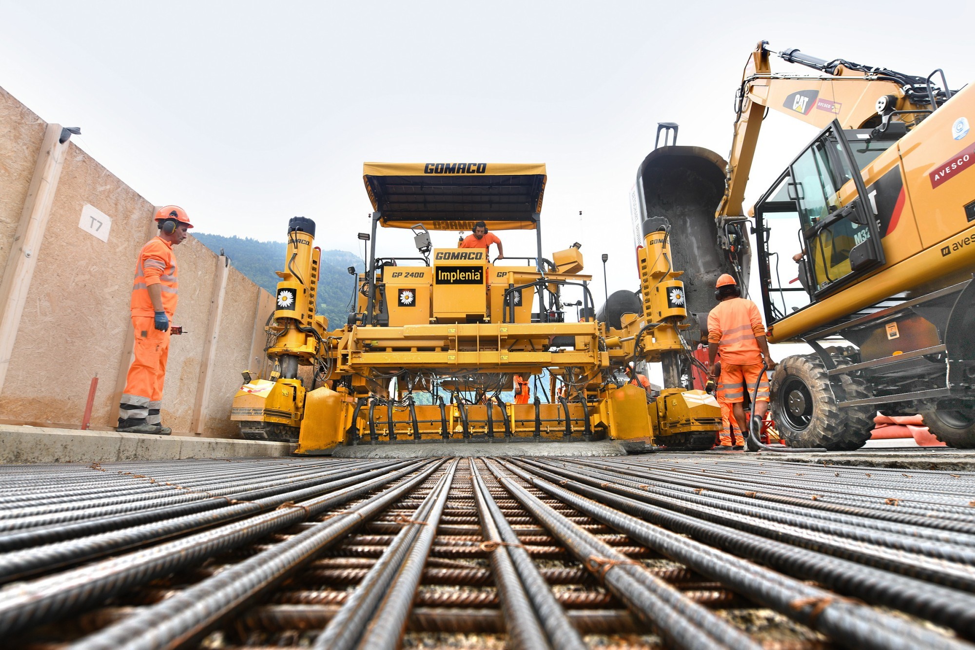 UHFB Einbau maschinell