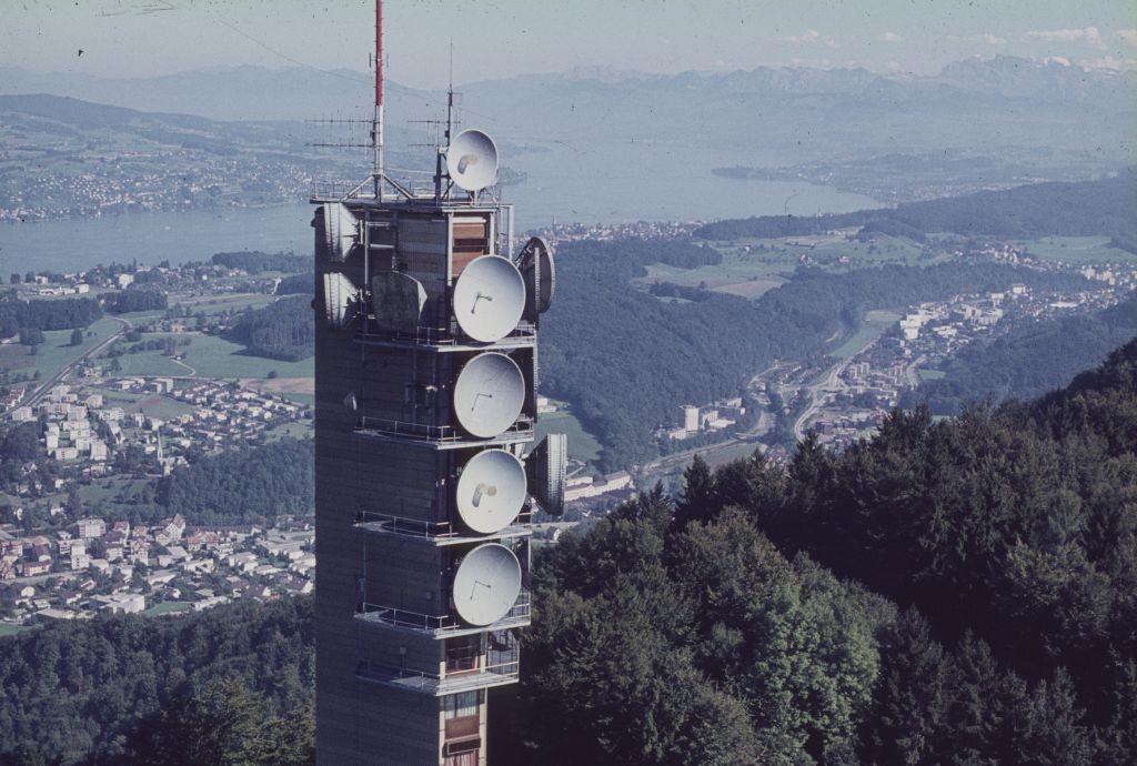 Sendeturm Felsenegg um 1983