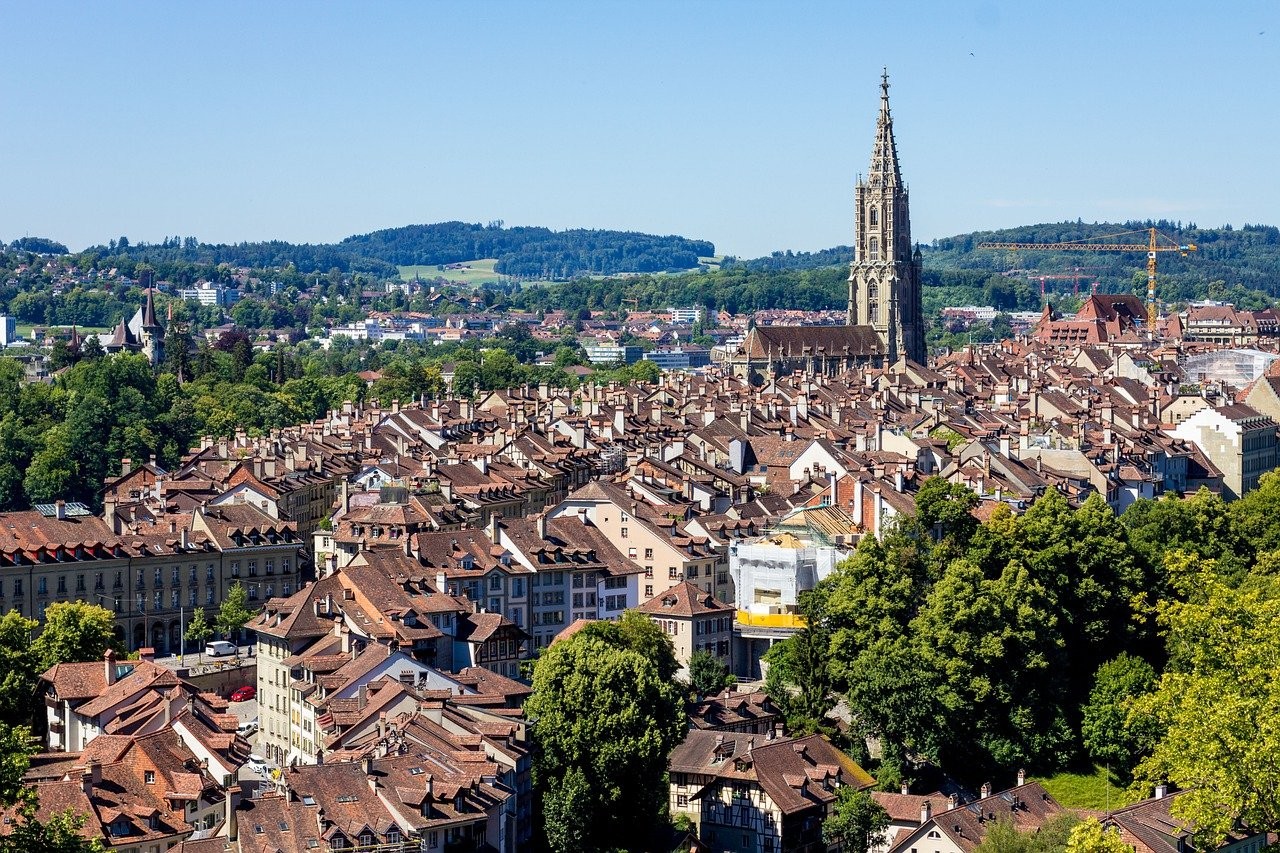 Blick auf die Stadt Bern