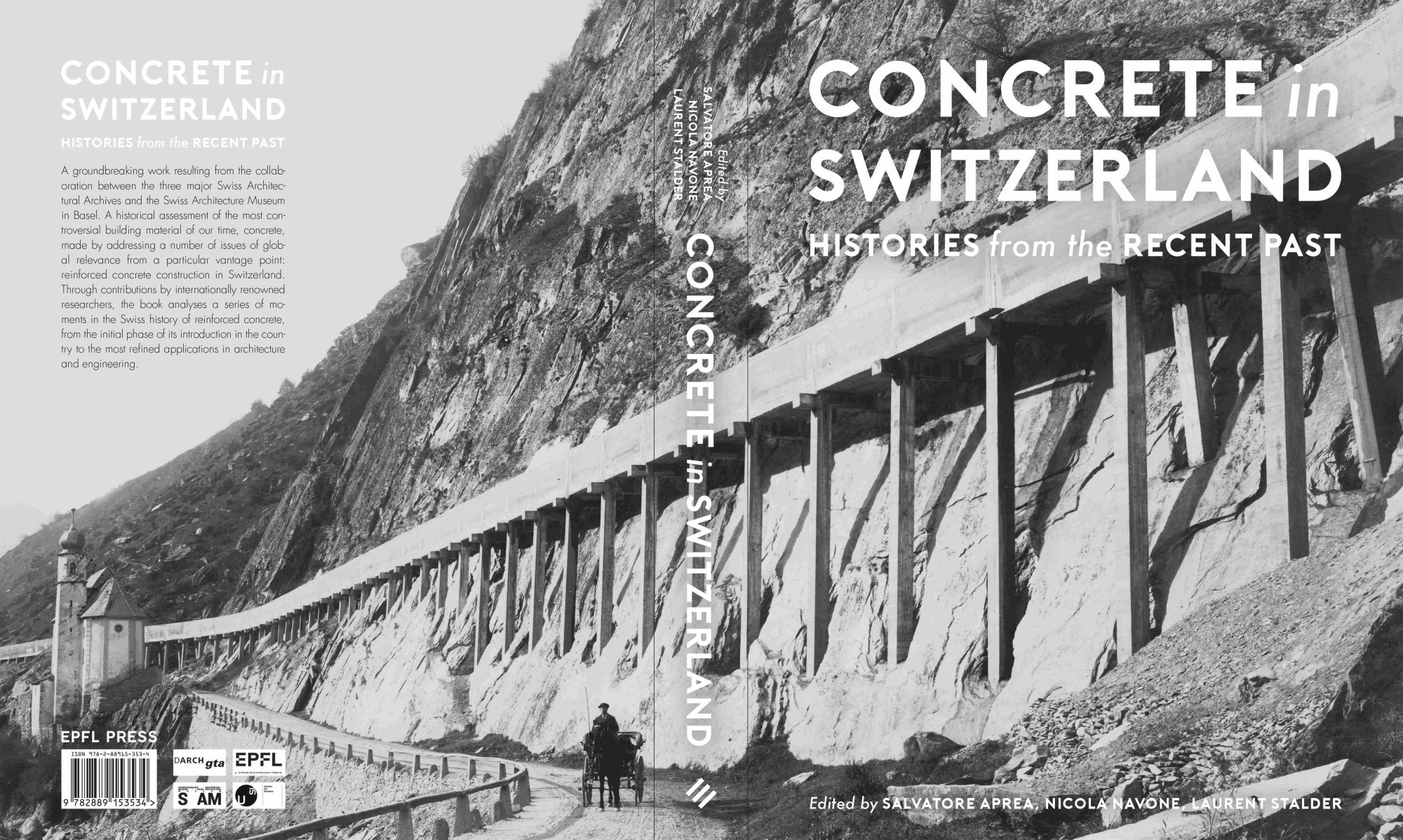 Buchover Begleitpublikation «Concrete in Switzerland. Histories from the recent past»