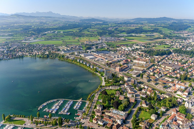 Visualisierung Doppel-Hochhaus Riva in Arbon