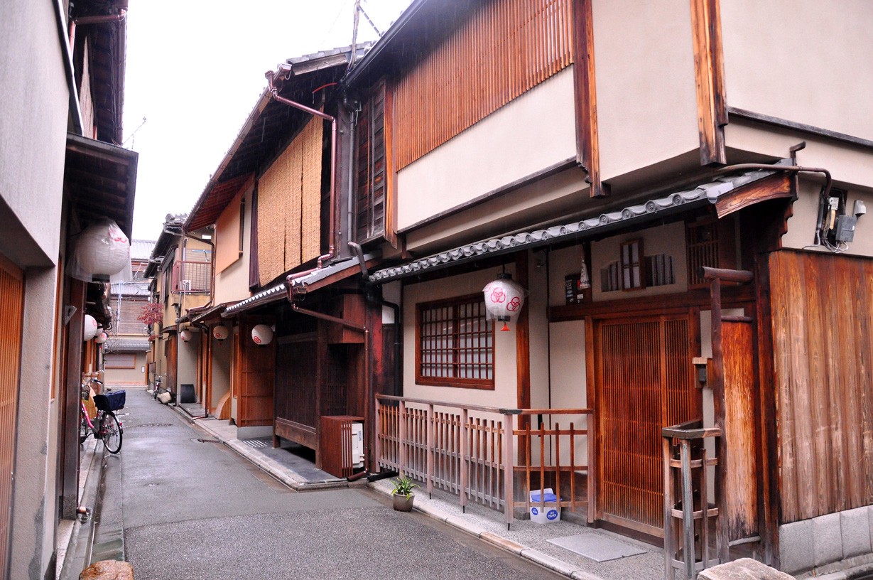 Machiya-Häuser in Kyoto