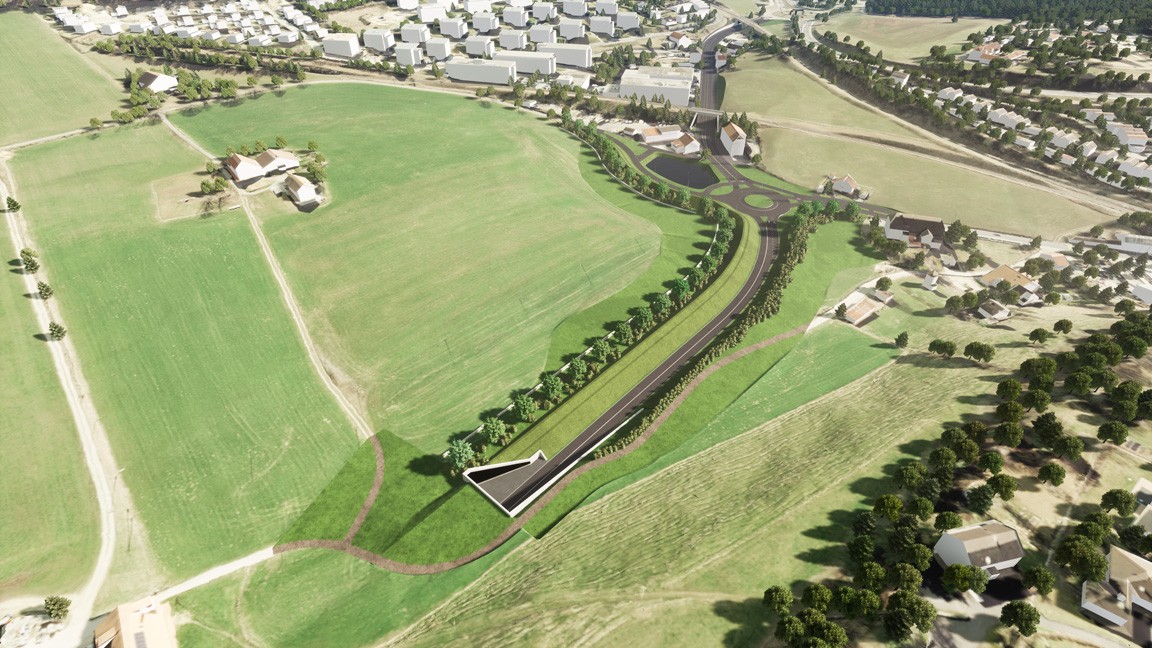 Visualisierung Umfahrungstunnel La Chaux-de-Fonds