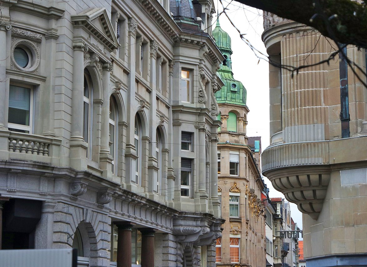 Multergasse in der Altstadt St. Gallen