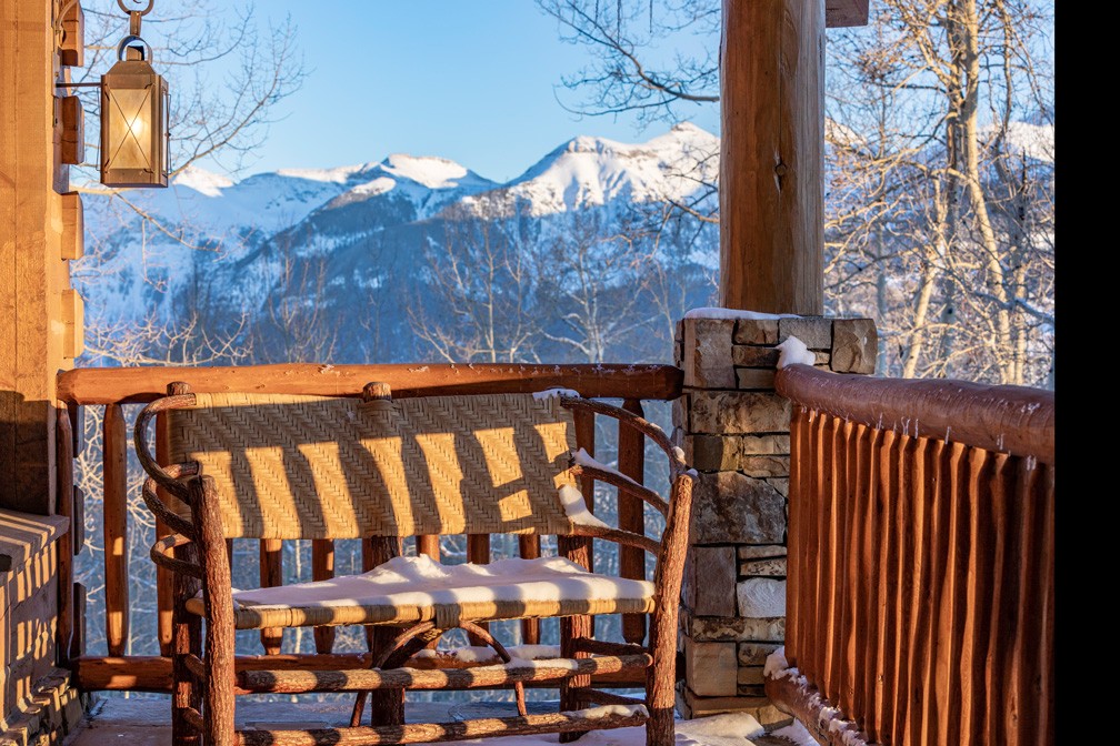 Veranda Luxus-Chalet in Telluride von Tom Cruise