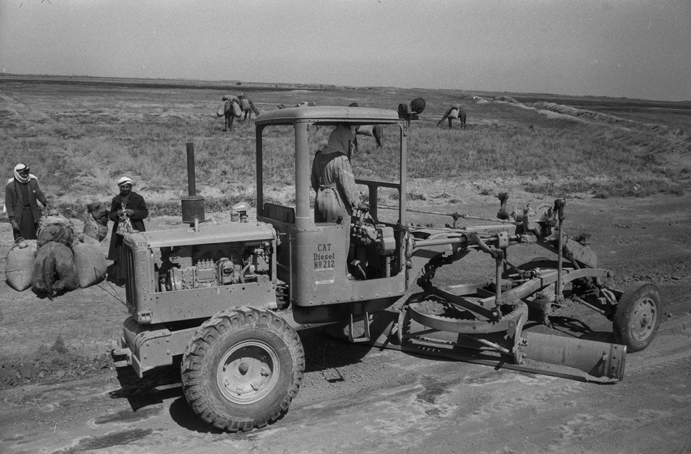 Caterpillar-Modell Baustelle im Nahen Osten 1958