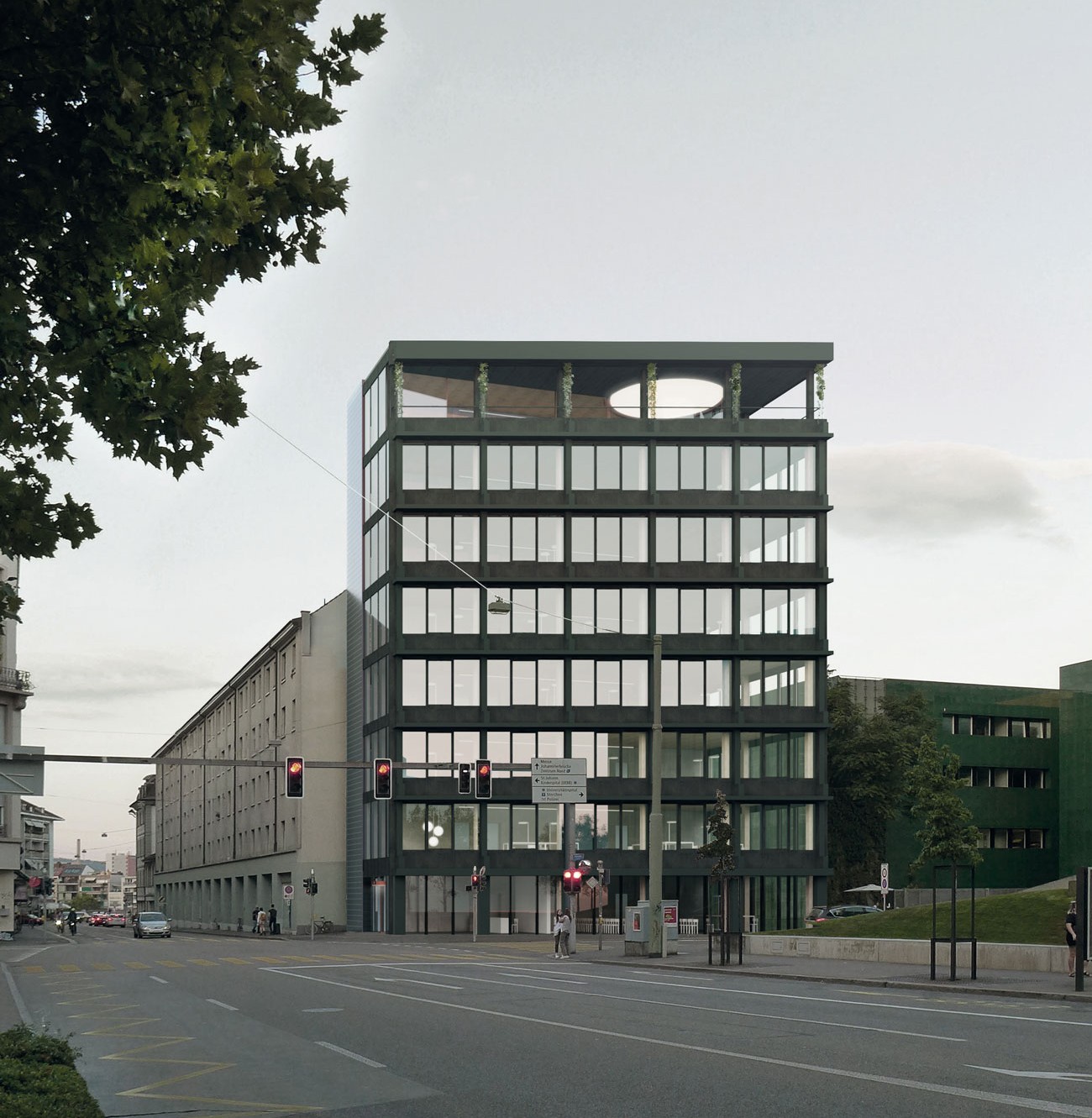 Visualisierung Forschungsgebäude Kinder und Jugendmedizin Basel-Stadt