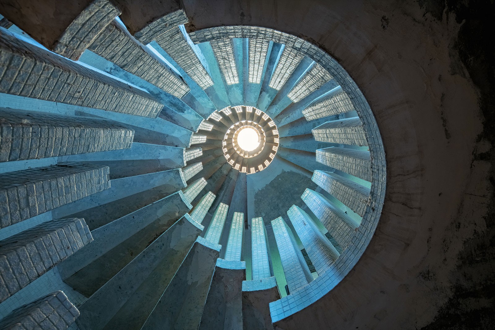 Wendeltreppe aus Stein