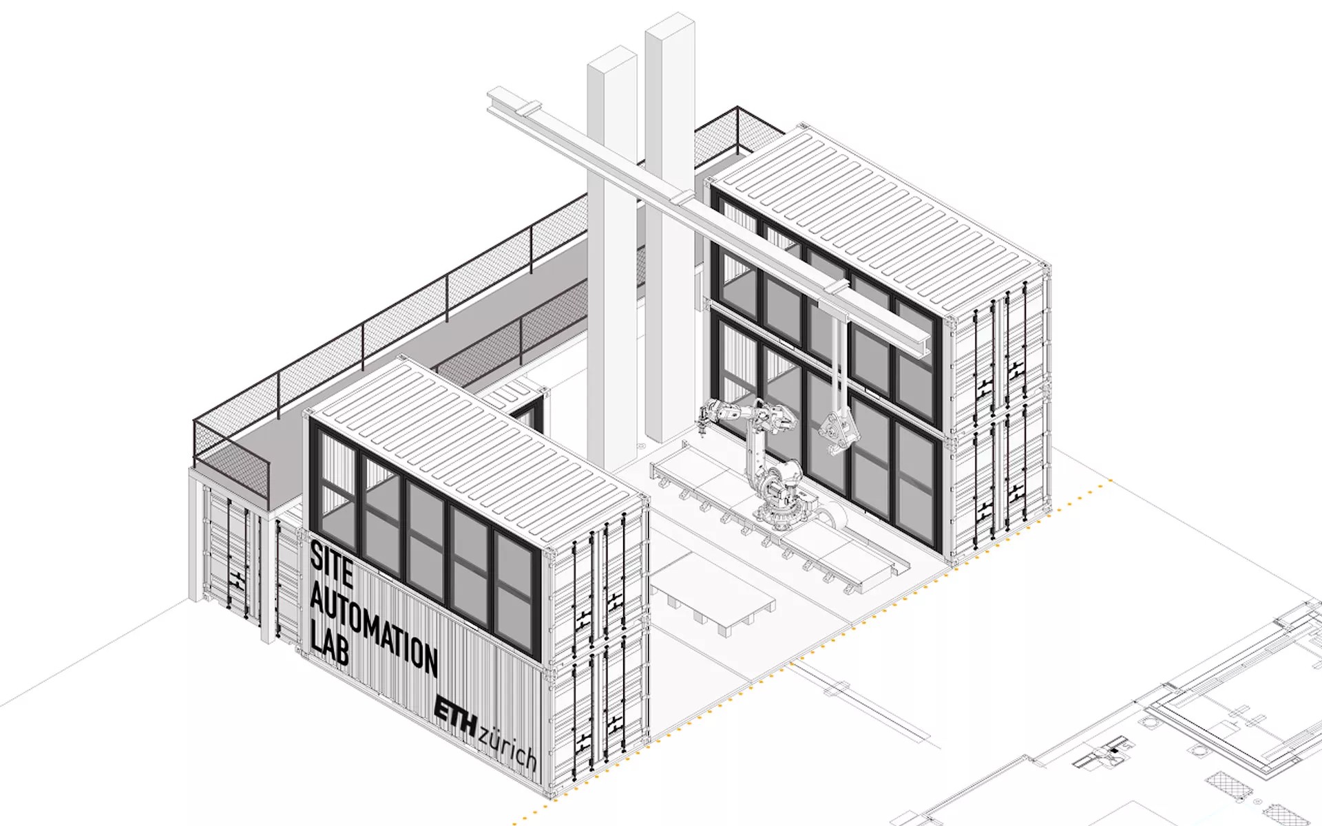 Visualisierung Fabrikation Weisser Turm Mulegns