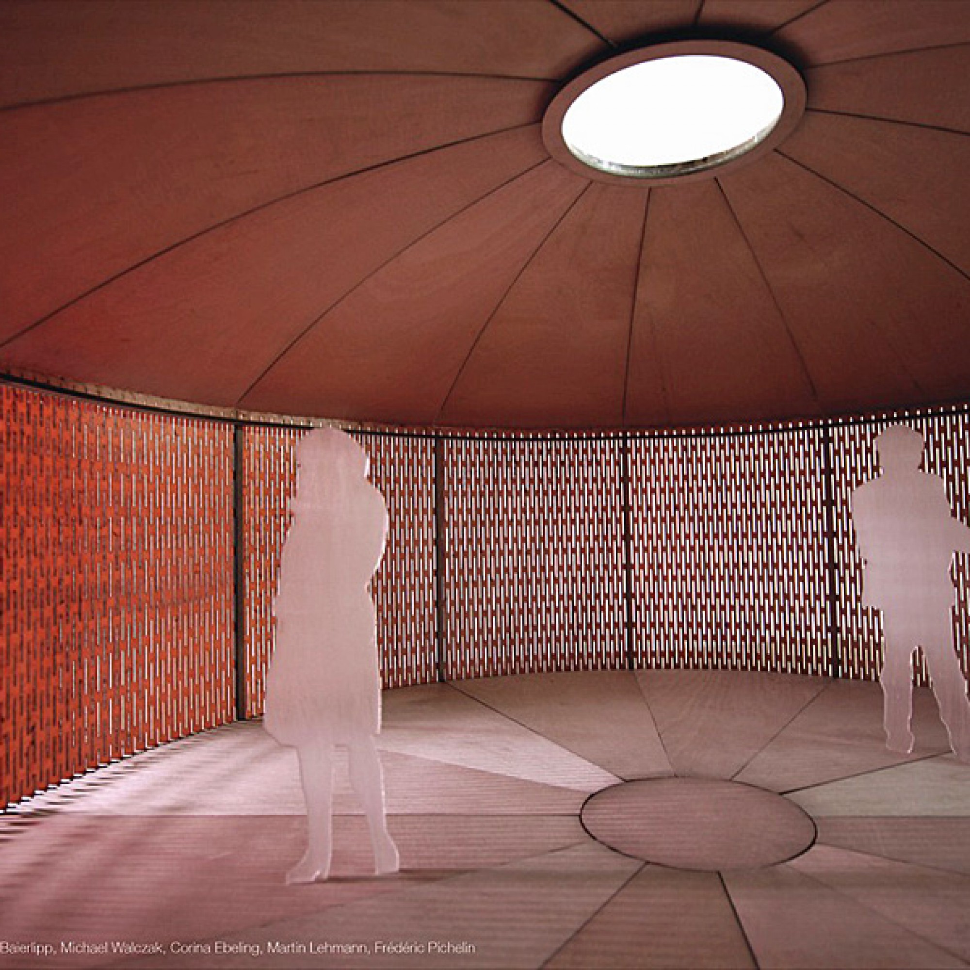 Eine Animation des Pavillons, hier der Innenraum. (Bild: zvg)