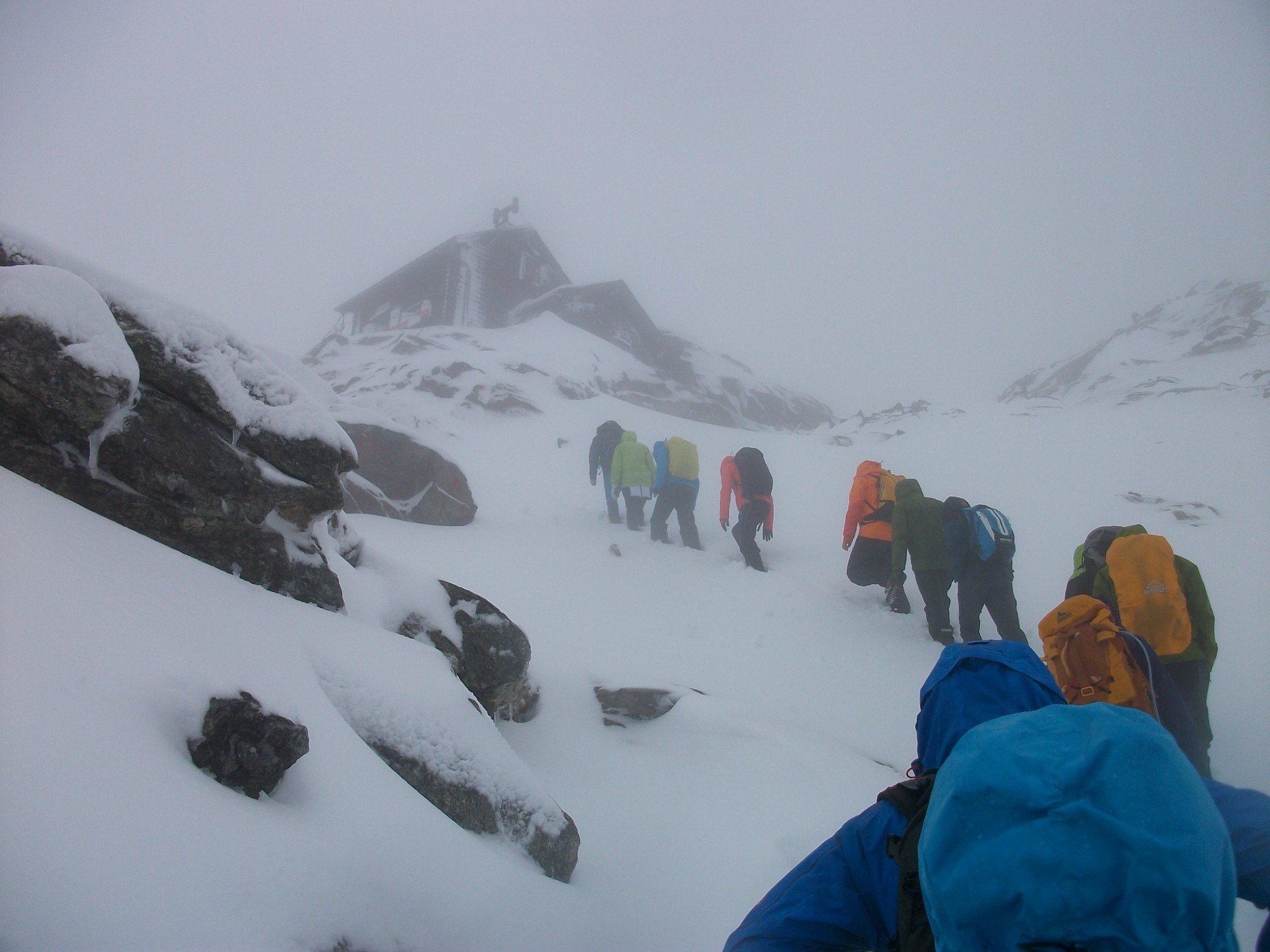 Aufstieg zu Observatorium im Nationalpark Hohe Tauern