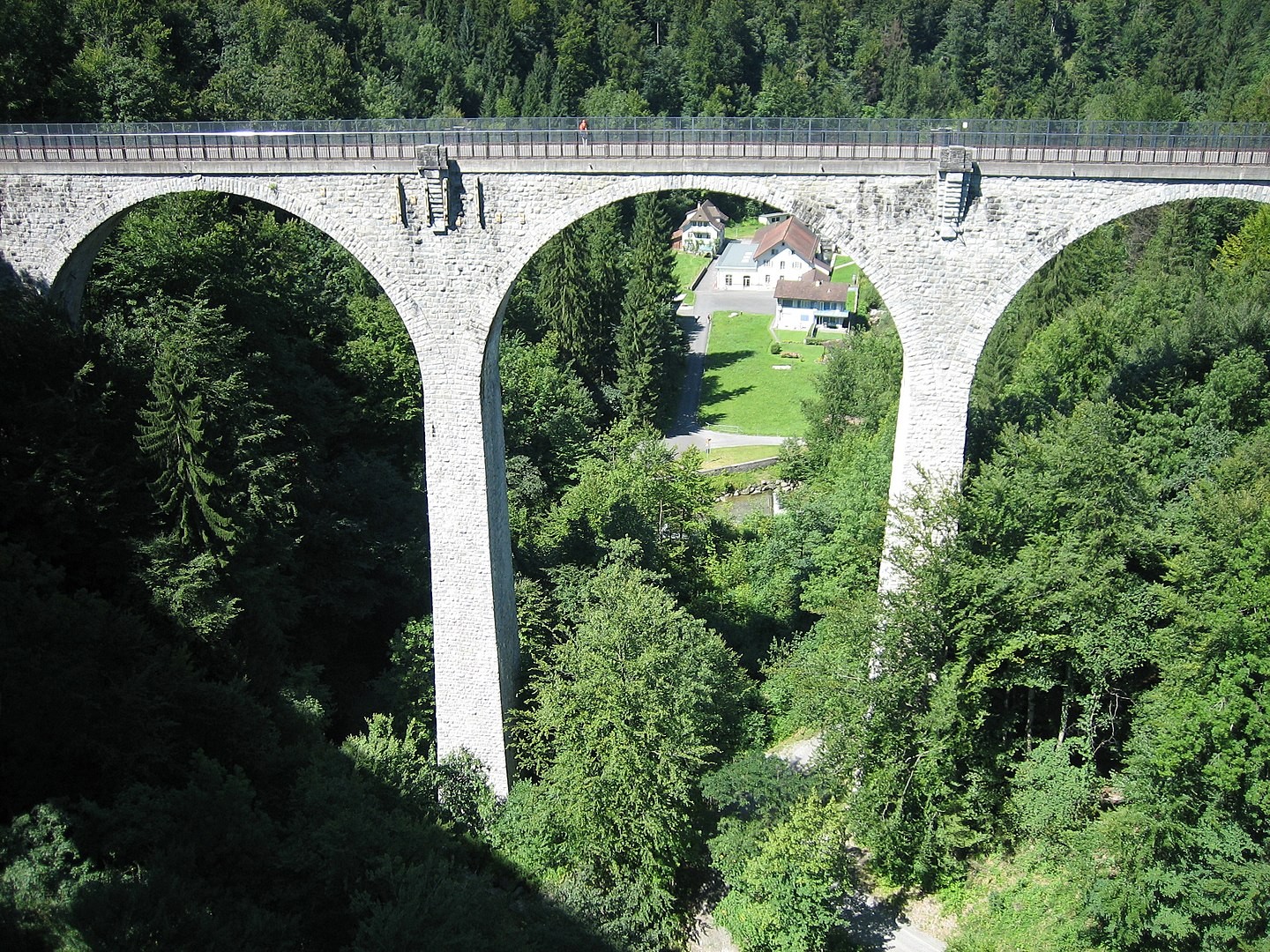 Zweite Lorzentobelbrücke in Zug