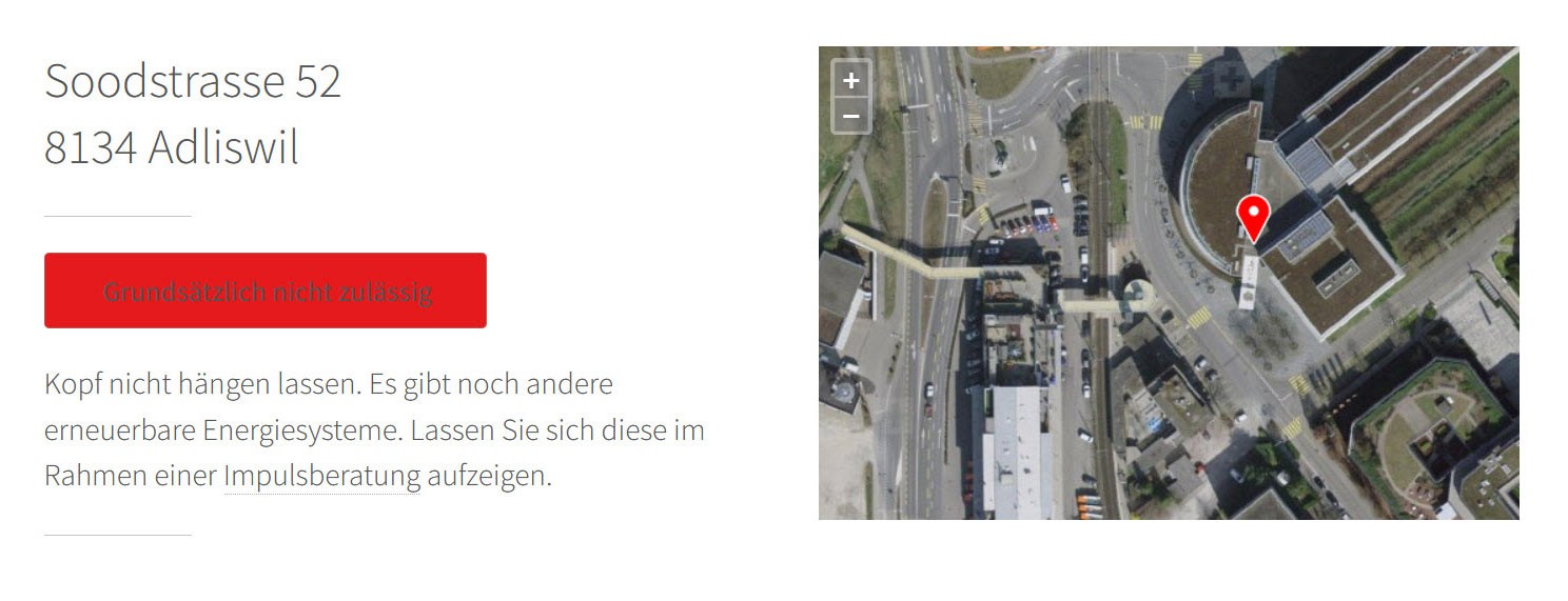 Screenshot von www.kann-ich-bohren.ch