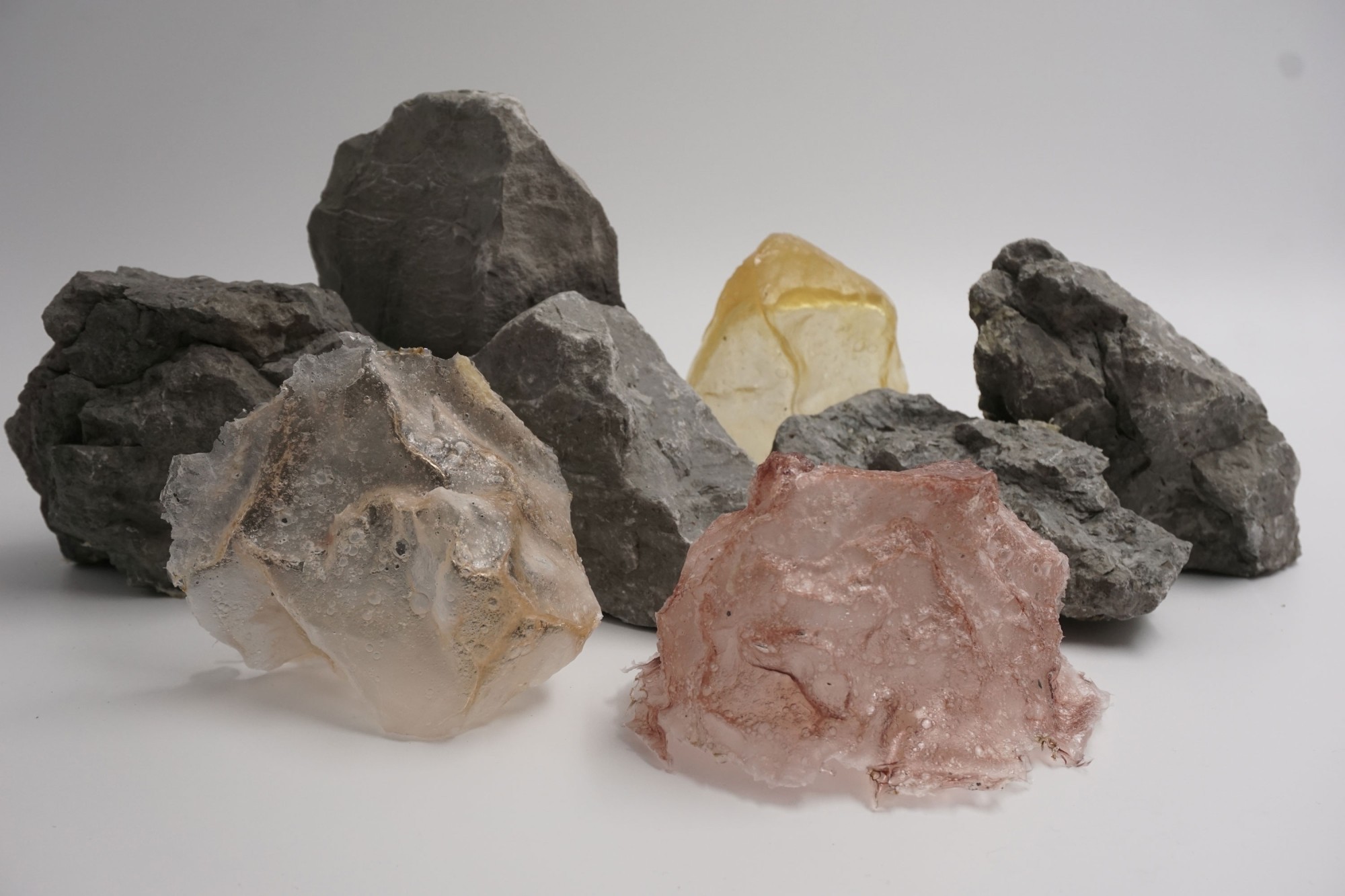 Rock Skin Formen vor Steinen