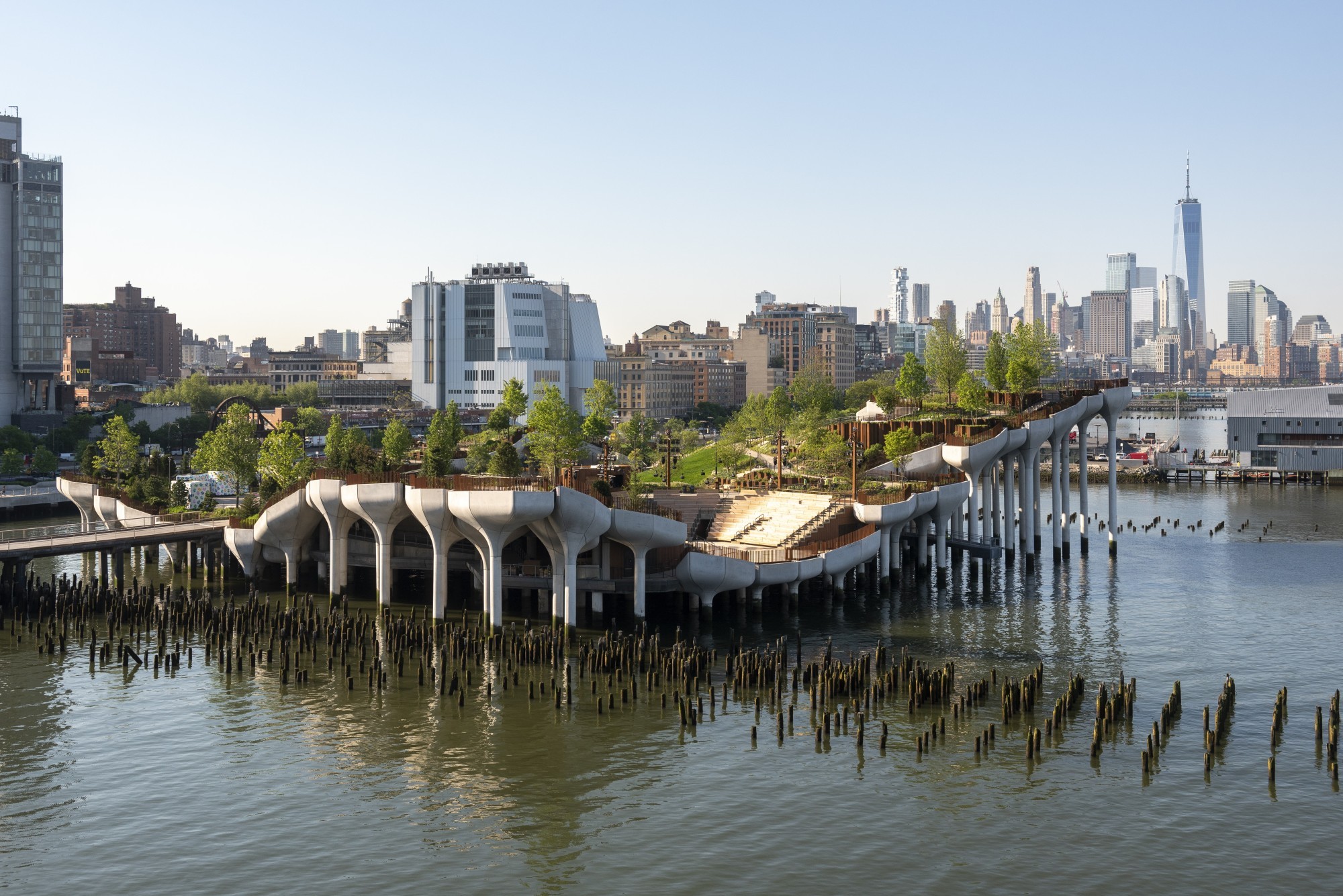 Little Island New York City Nordansicht