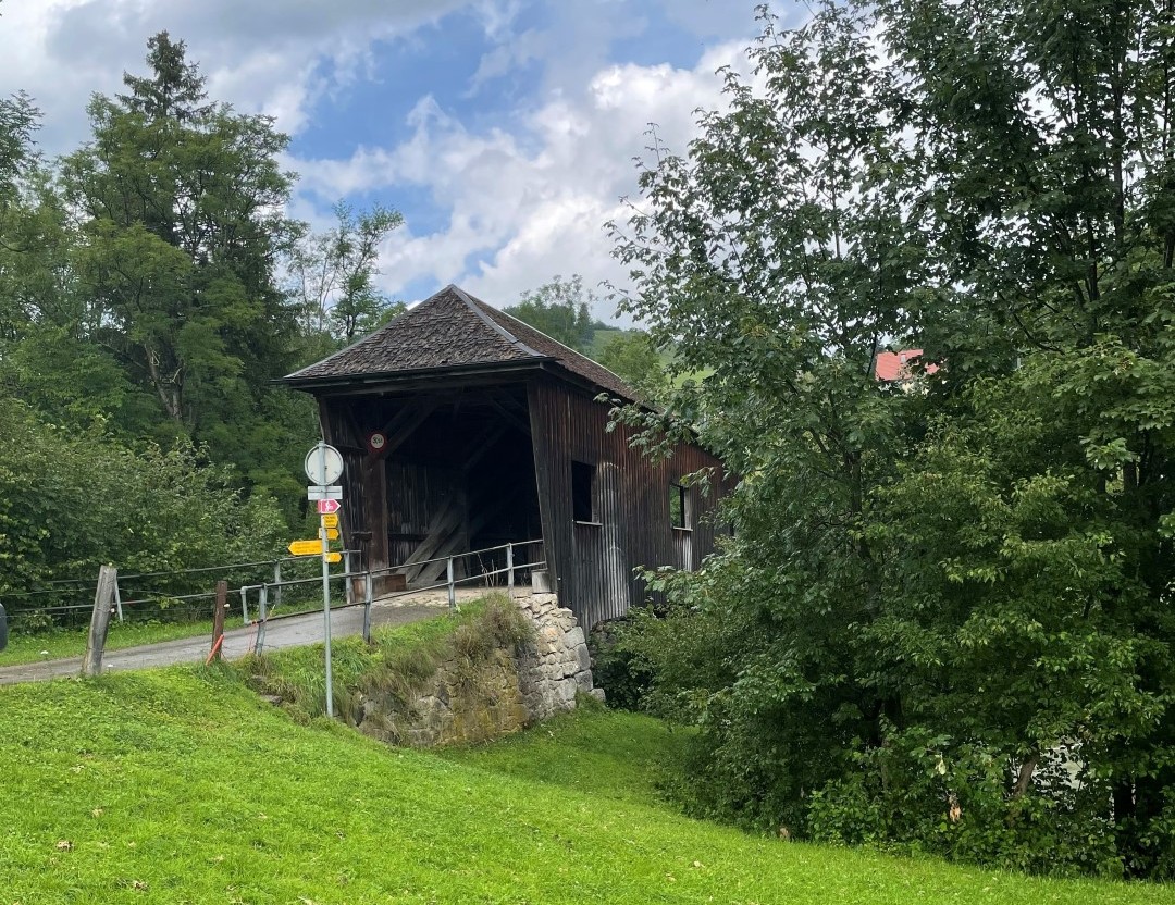 Aktuelle Aufnahme der Lanker-Brücke Appenzell
